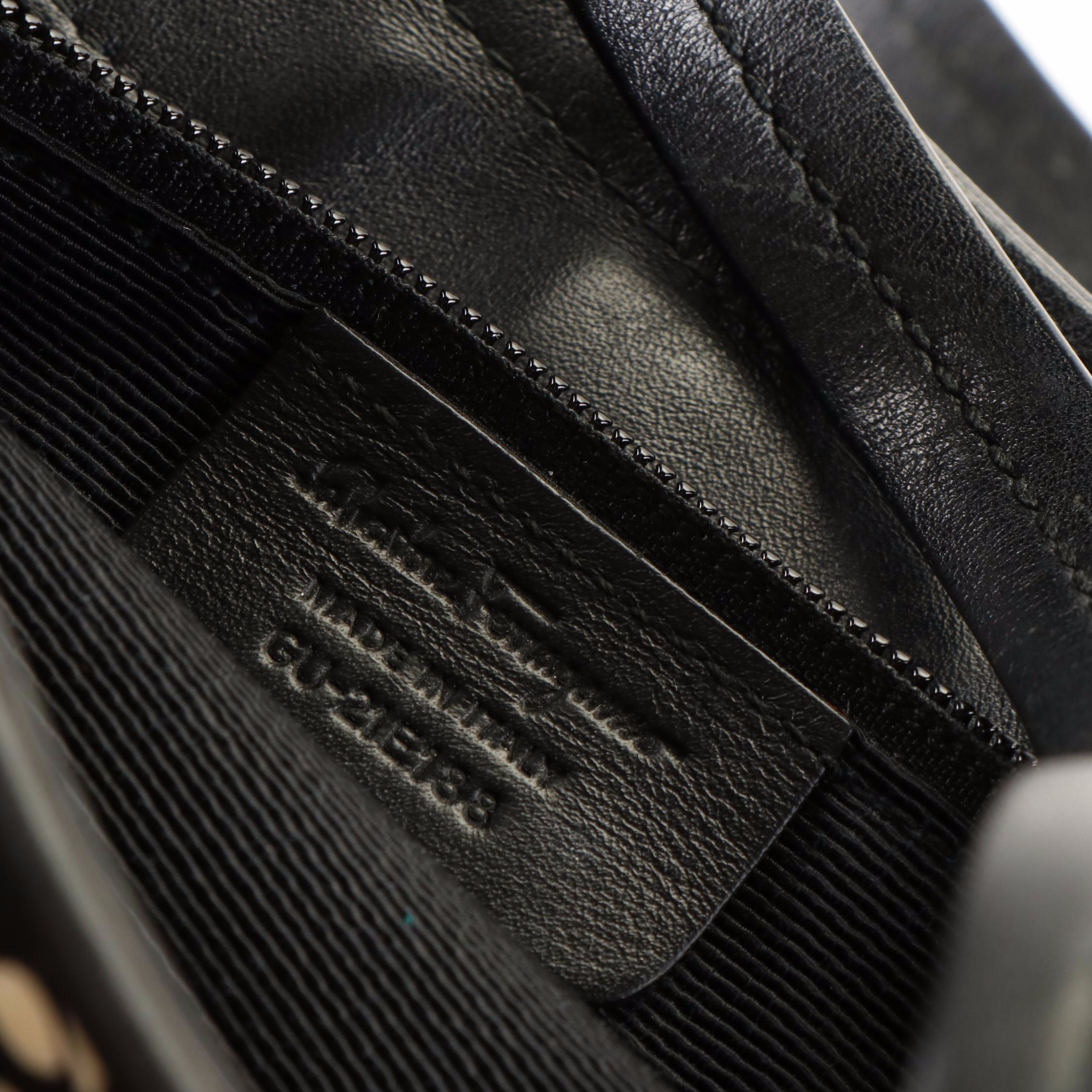 Salvatore Ferragamo Gancini Leopard Print Tote Bag in Nylon and Leather