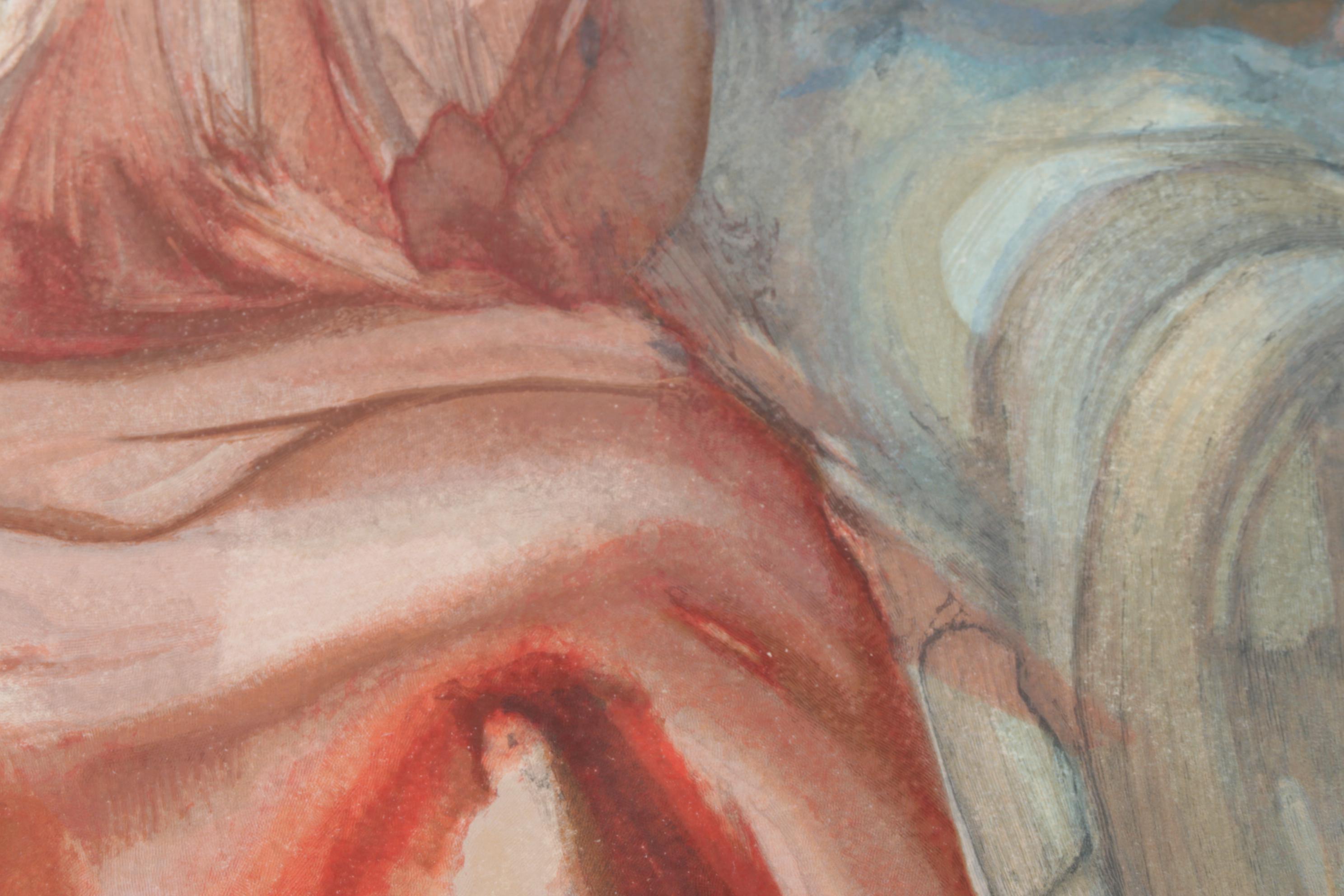 Salvador Dalí Wood Engraving "La Confession de Dante," 1960 -1964