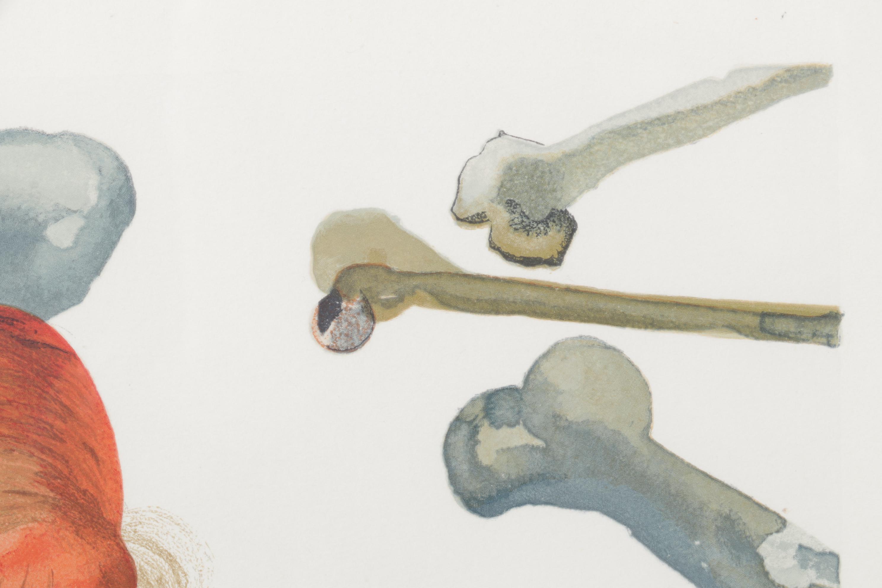 Salvador Dalí Wood Engraving "Les Trompeurs," 1960 - 1964