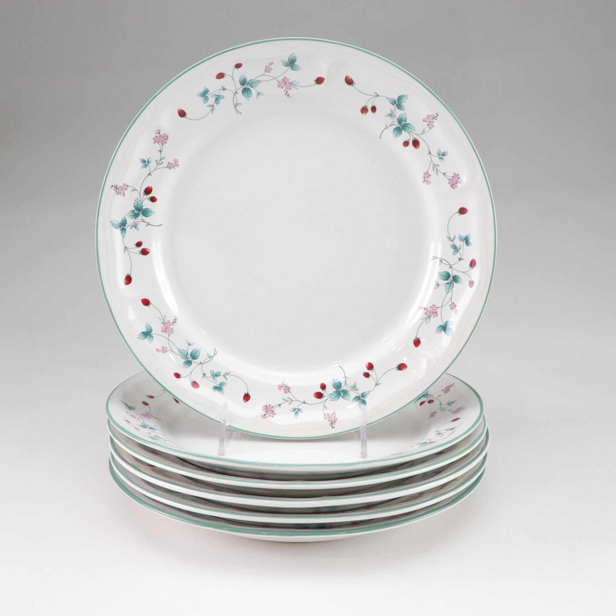 Genuine Stoneware "Summer Fruit" Dinnerware Set for Six