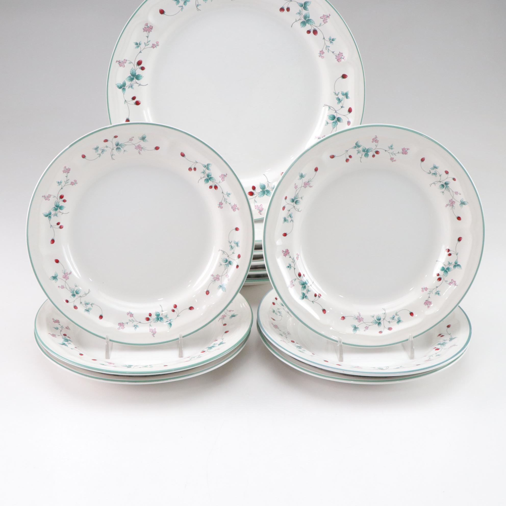Genuine Stoneware "Summer Fruit" Dinnerware Set for Six