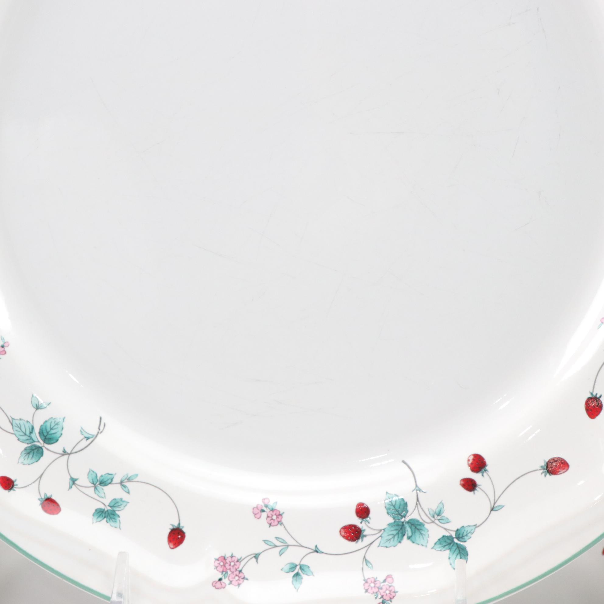 Genuine Stoneware "Summer Fruit" Dinnerware Set for Six