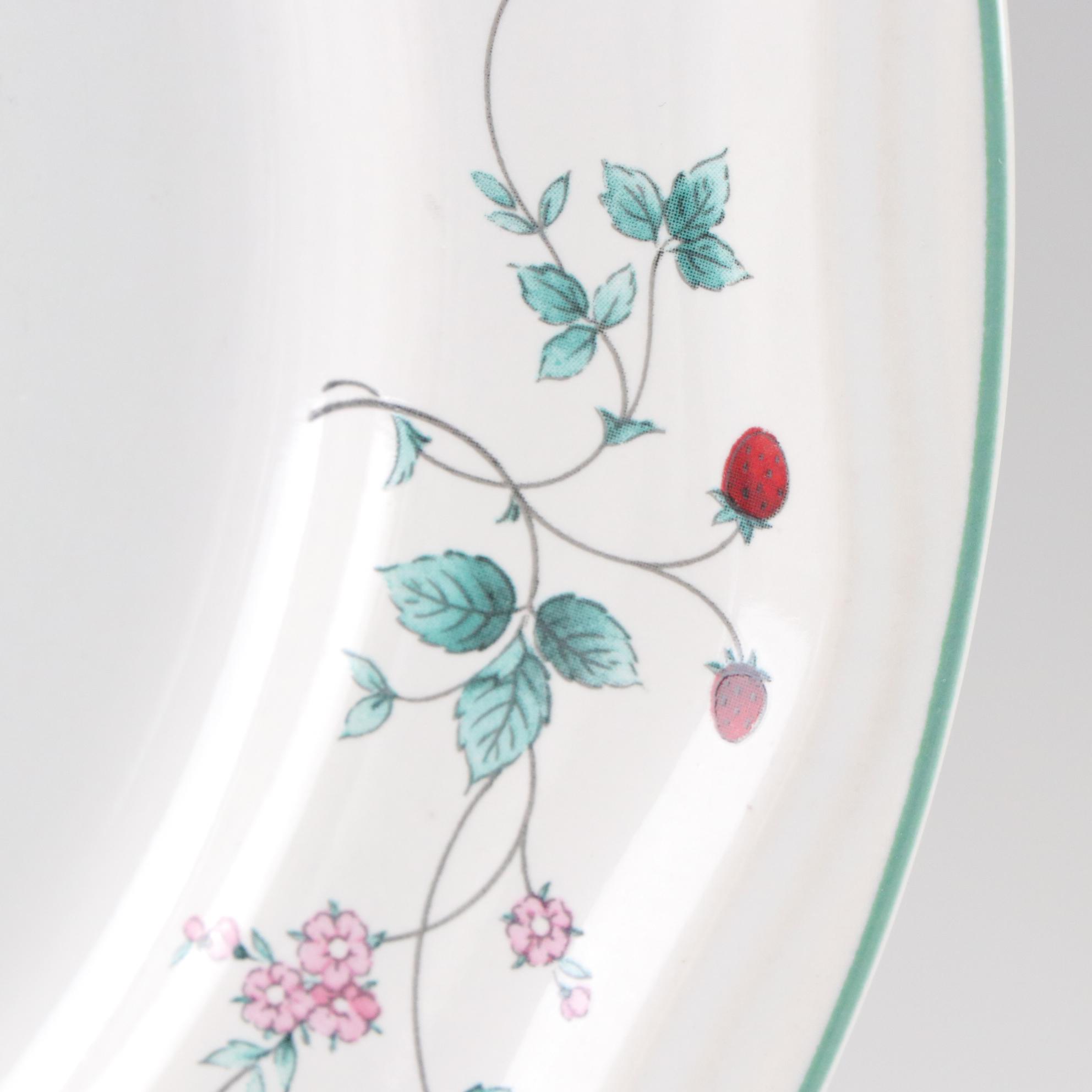 Genuine Stoneware "Summer Fruit" Dinnerware Set for Six