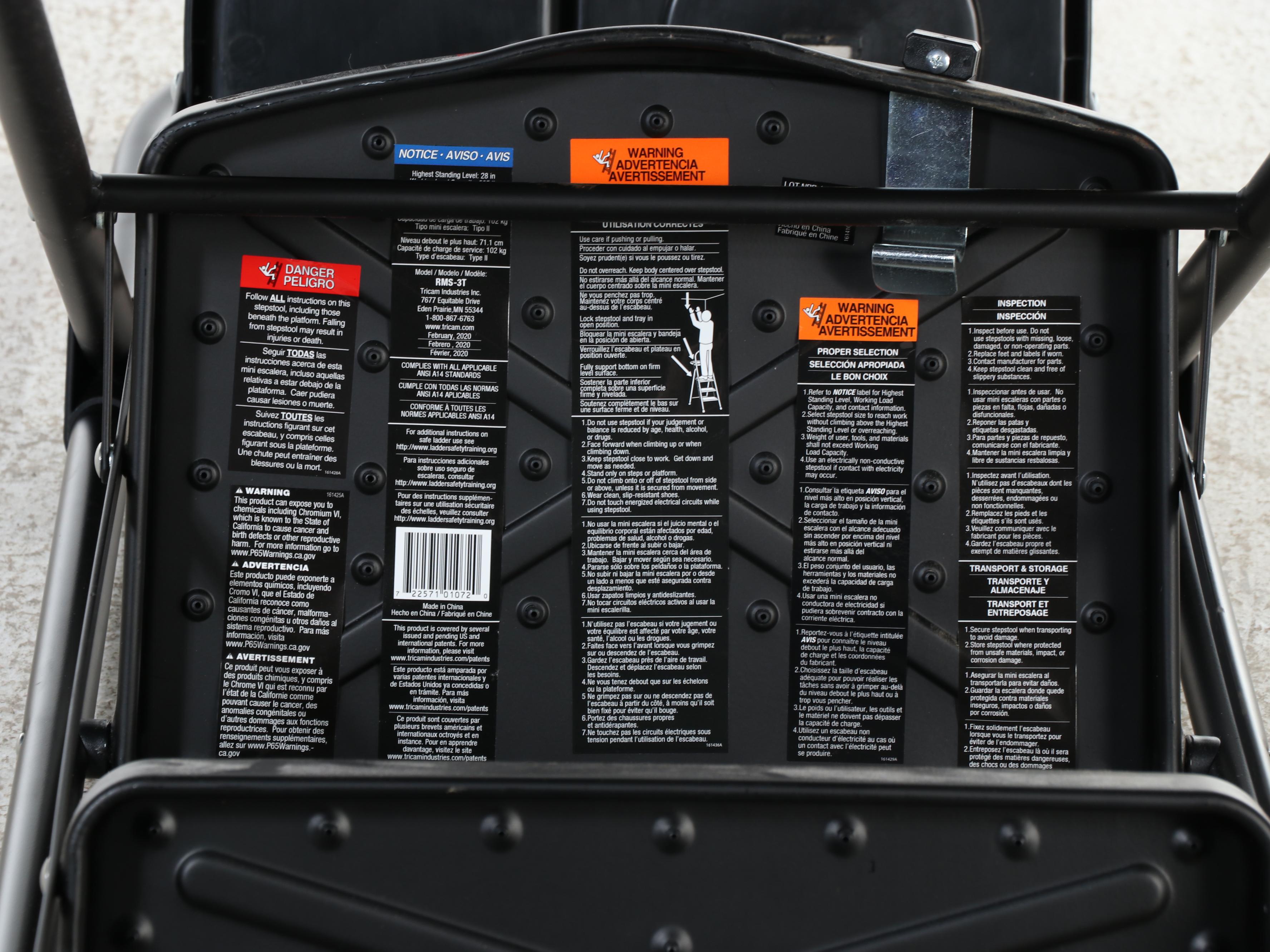 Werner 8' Steel Ladder with Rubbermaid Step Ladder