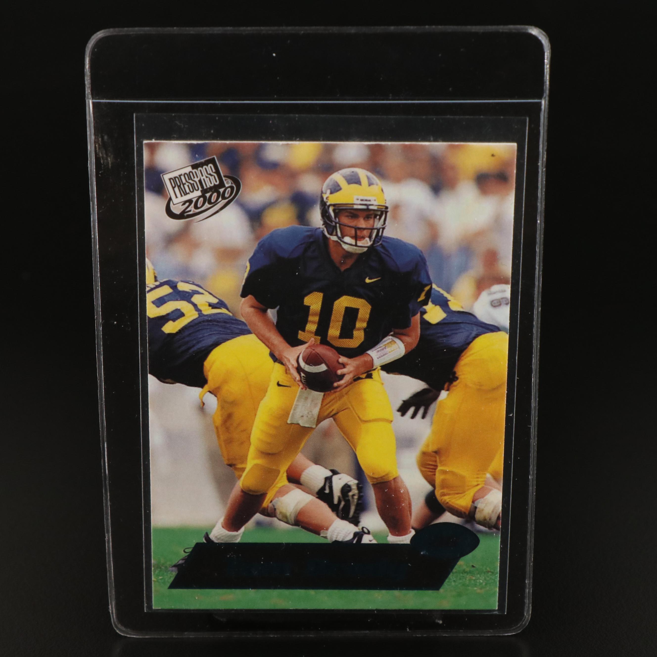 2000 Press Pass Tom Brady Rookie Football Card