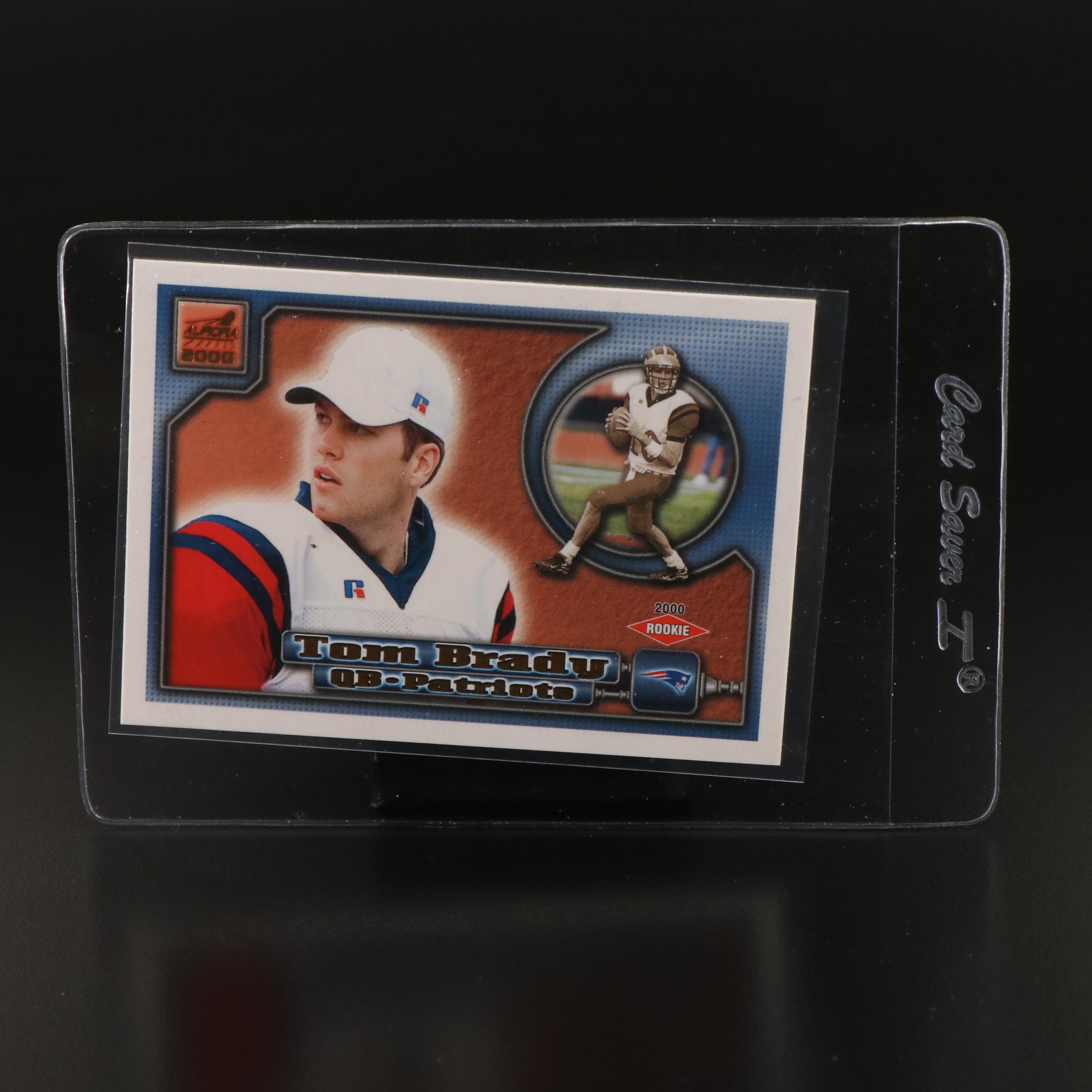 2000 Aurora Tom Brady New England Patriots Rookie Football Card