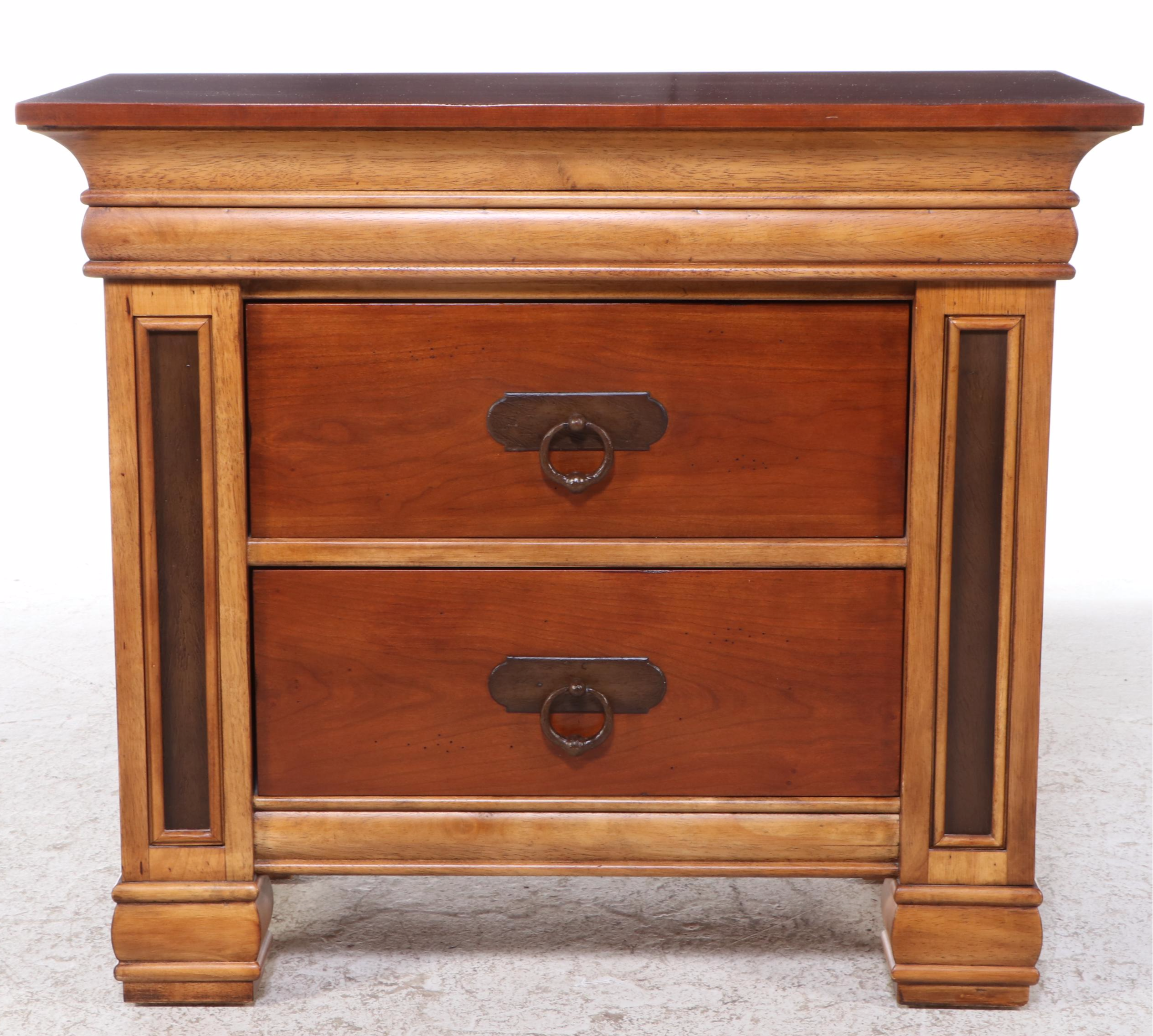 Dick Idol for Klaussner "Montana Reflections" Two-Drawer Nightstand