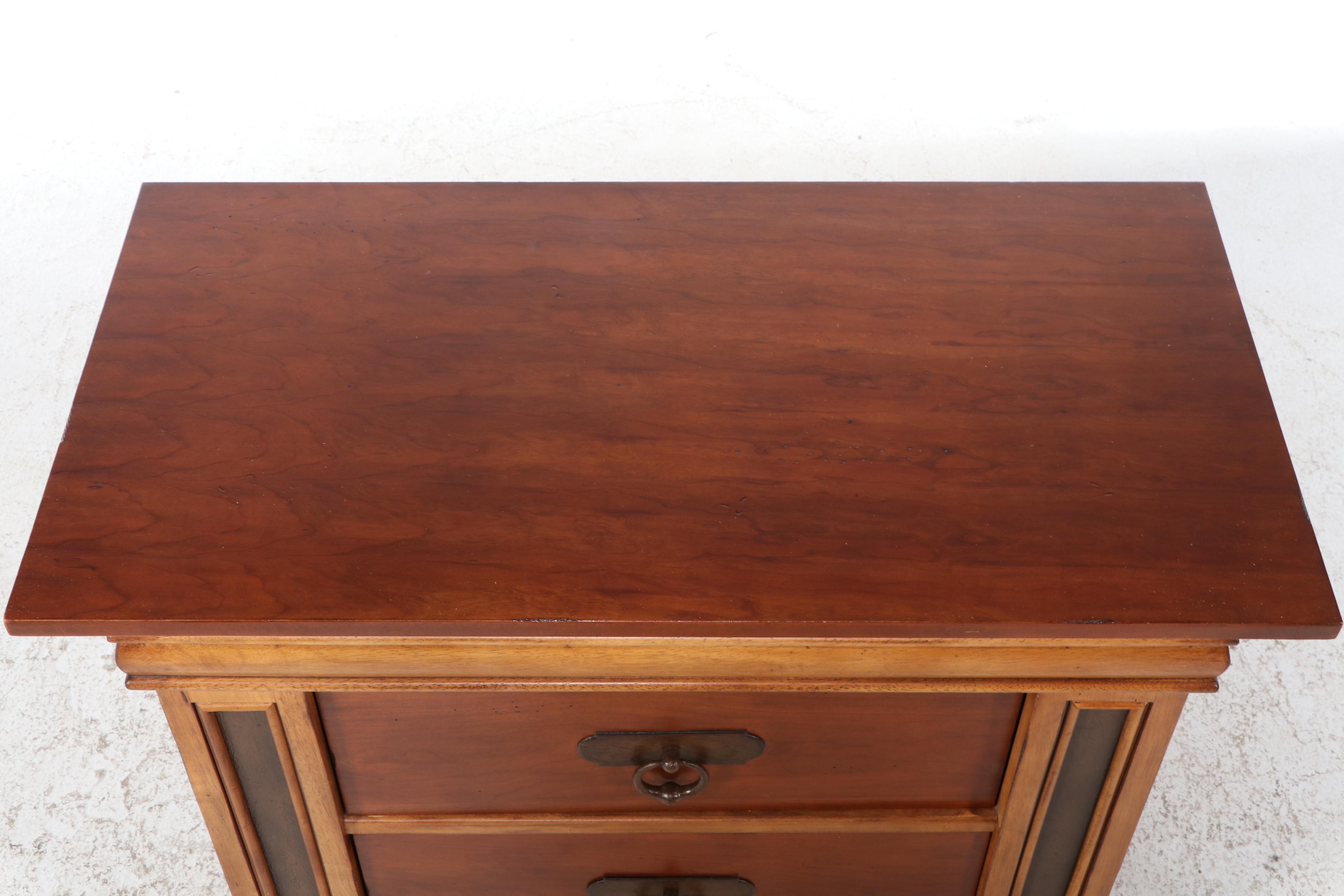 Dick Idol for Klaussner "Montana Reflections" Two-Drawer Nightstand