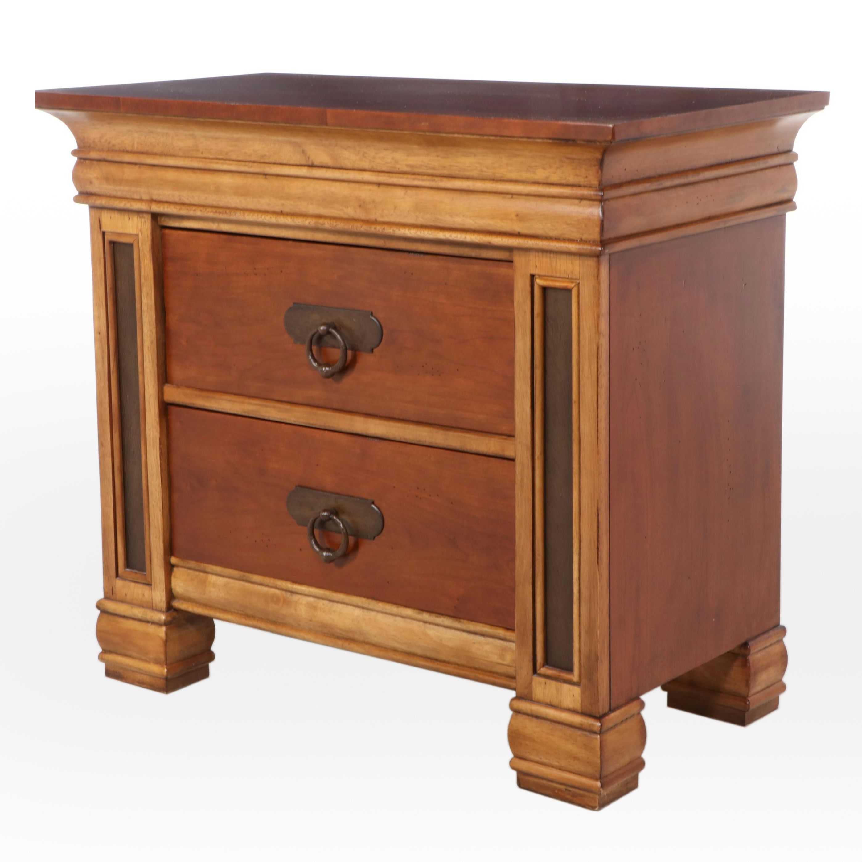 Dick Idol for Klaussner "Montana Reflections" Two-Drawer Nightstand