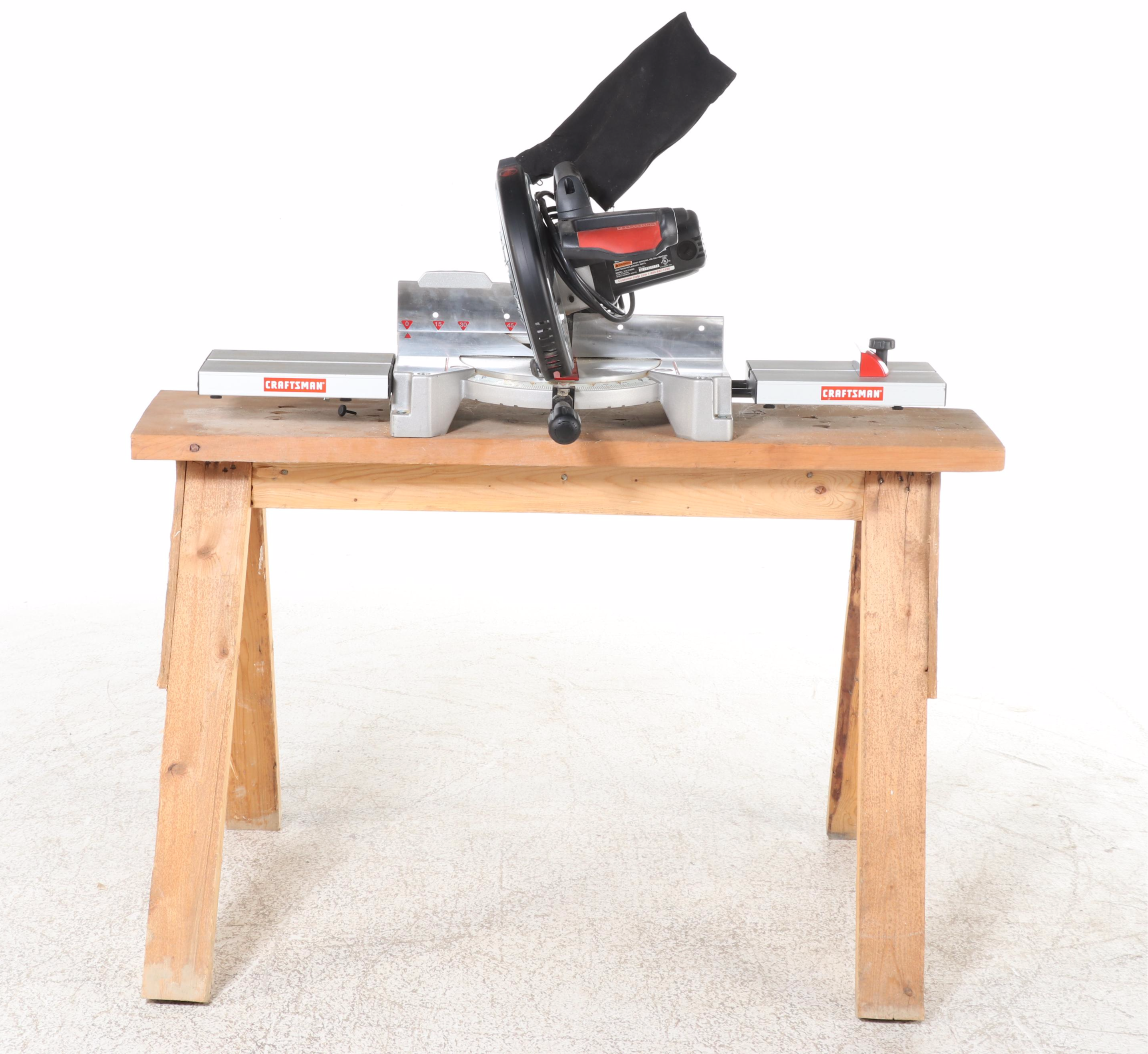Craftsman 10" Compound Miter Saw with Workbench