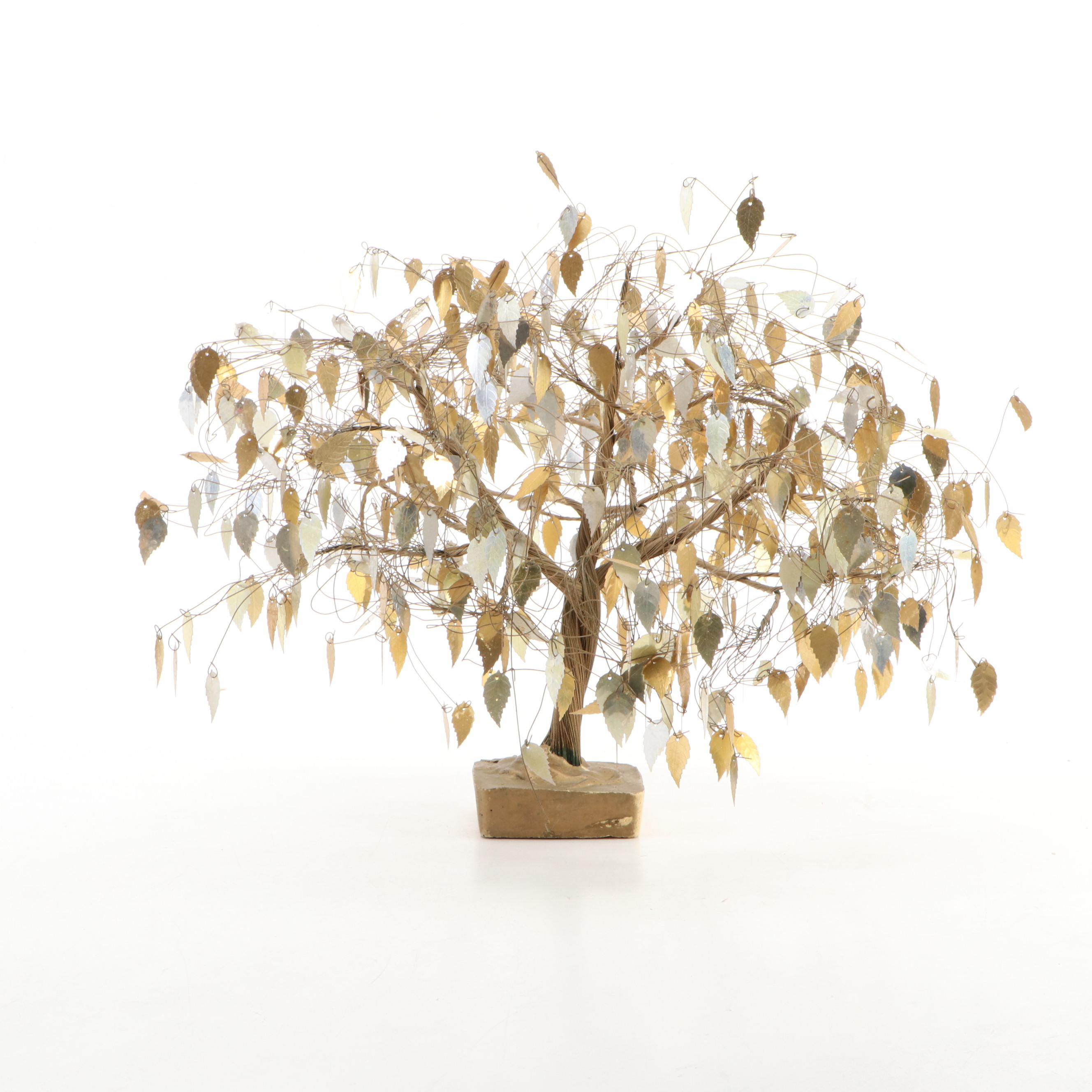 Tramel Style MCM "Dream Tree" Wire and Metal Tree Sculptures