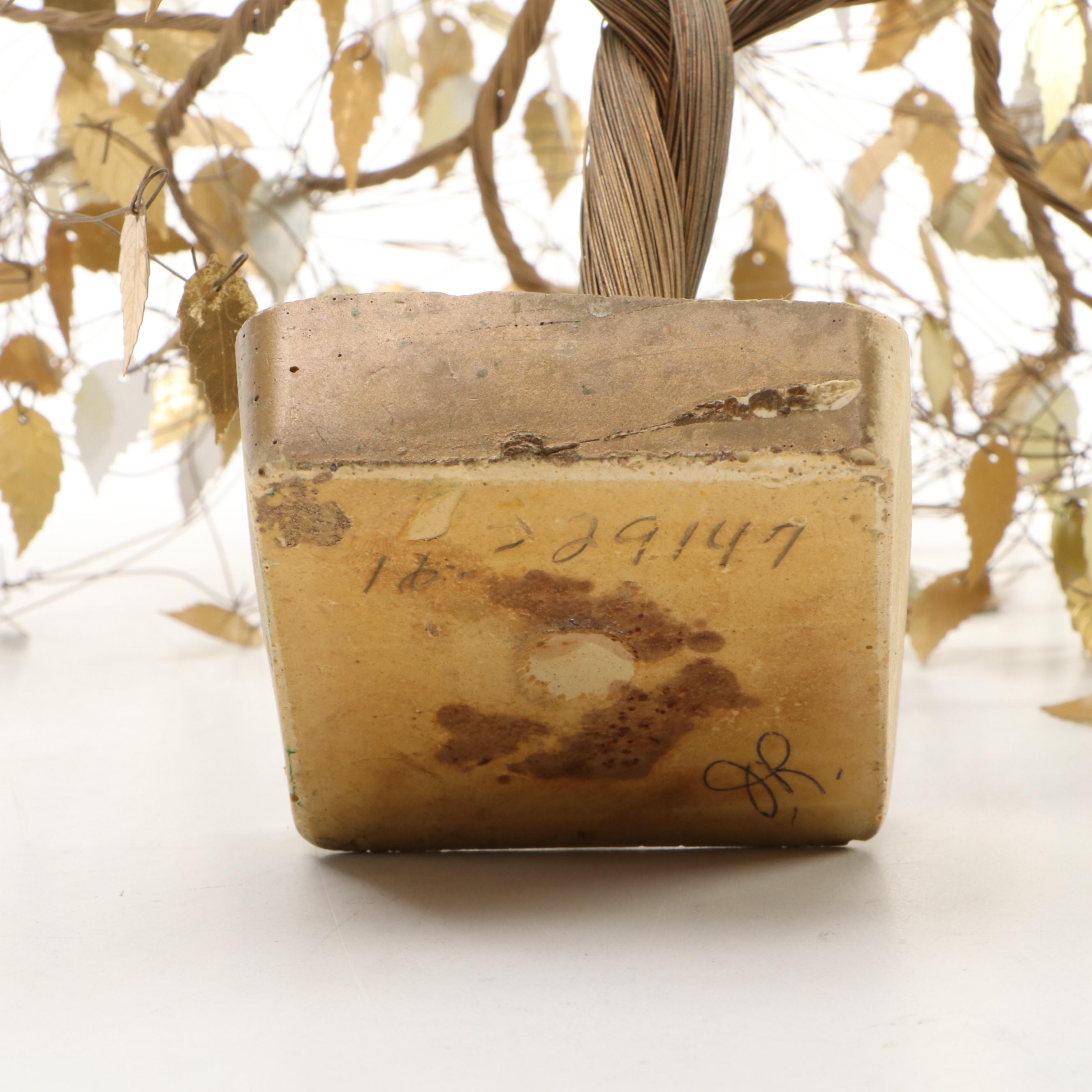 Tramel Style MCM "Dream Tree" Wire and Metal Tree Sculptures