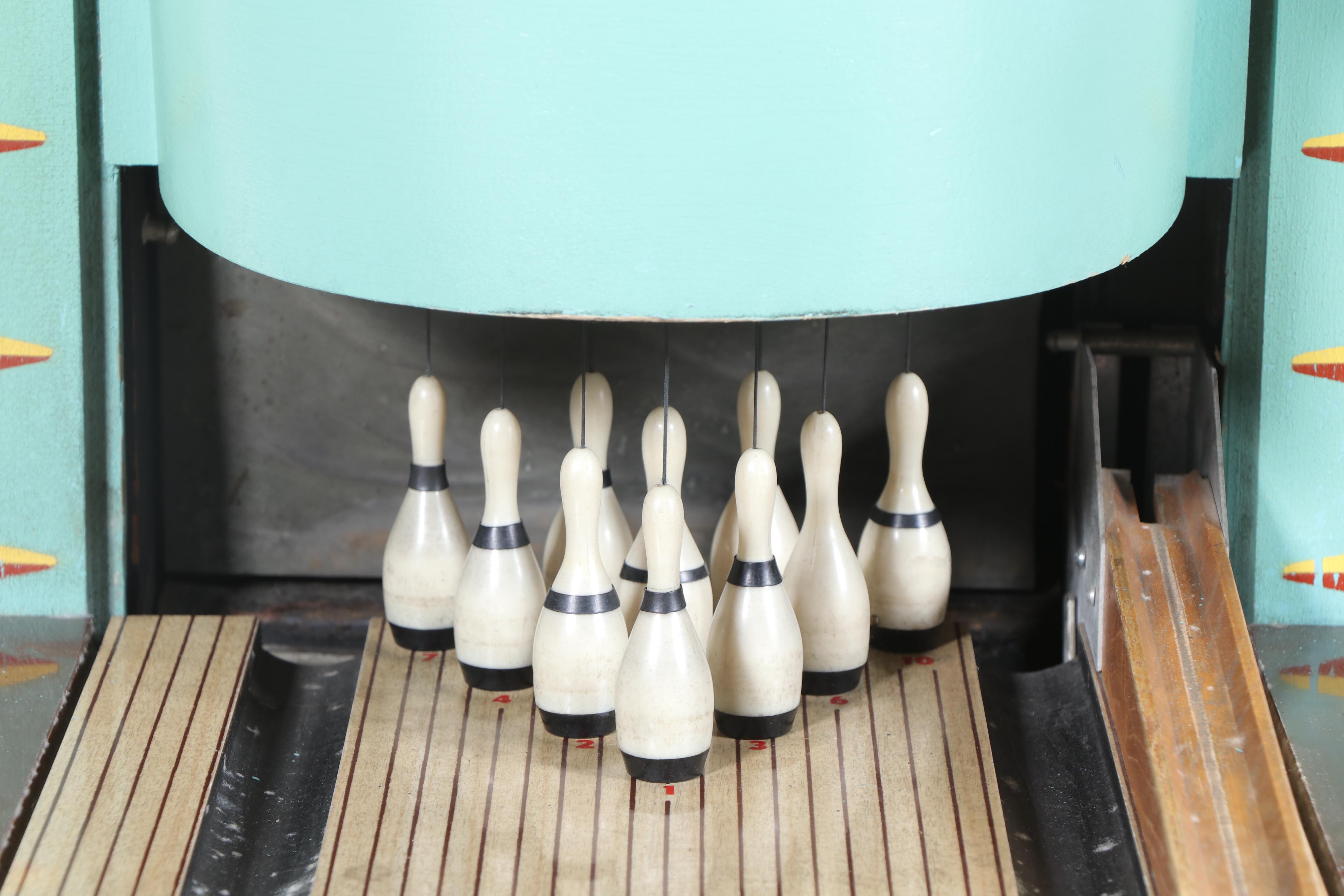 Rare, Williams "Ten Strike" 10¢/25¢ Two-Player Bowling Arcade Game, Circa 1958