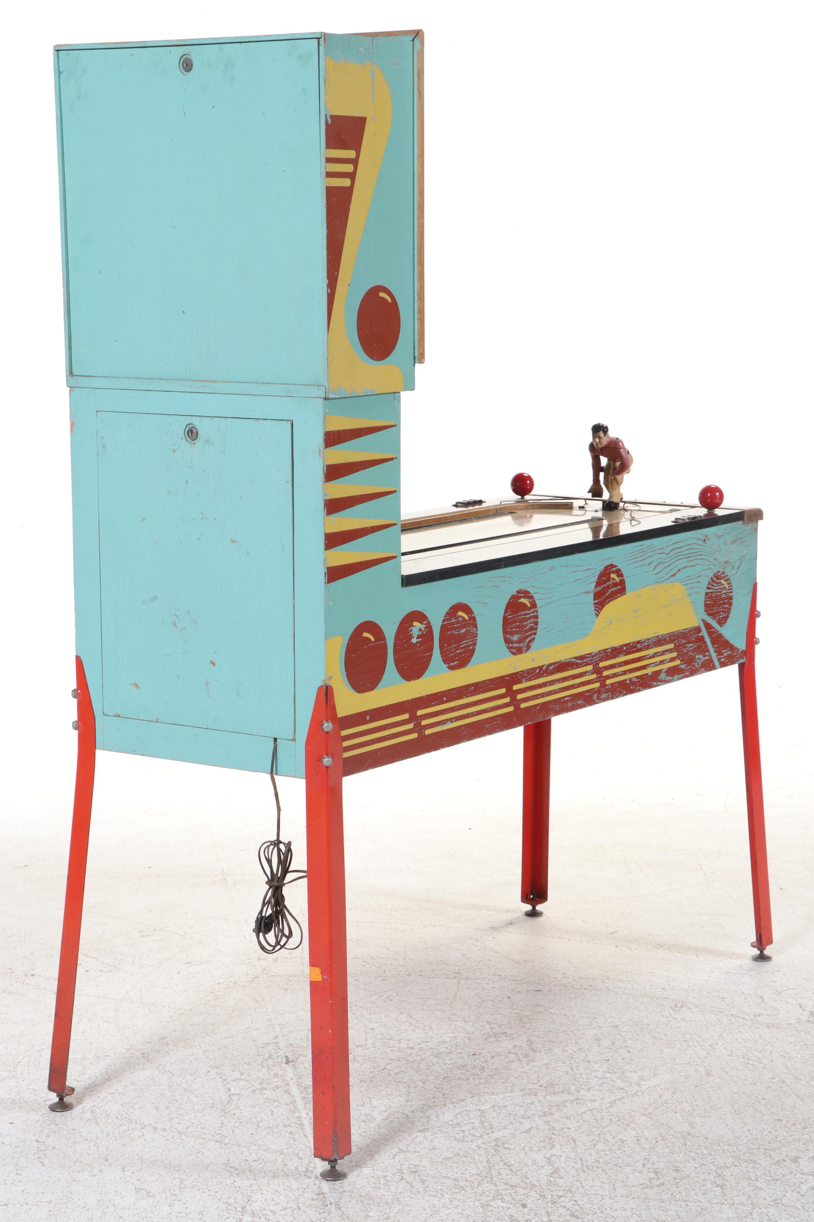 Rare, Williams "Ten Strike" 10¢/25¢ Two-Player Bowling Arcade Game, Circa 1958