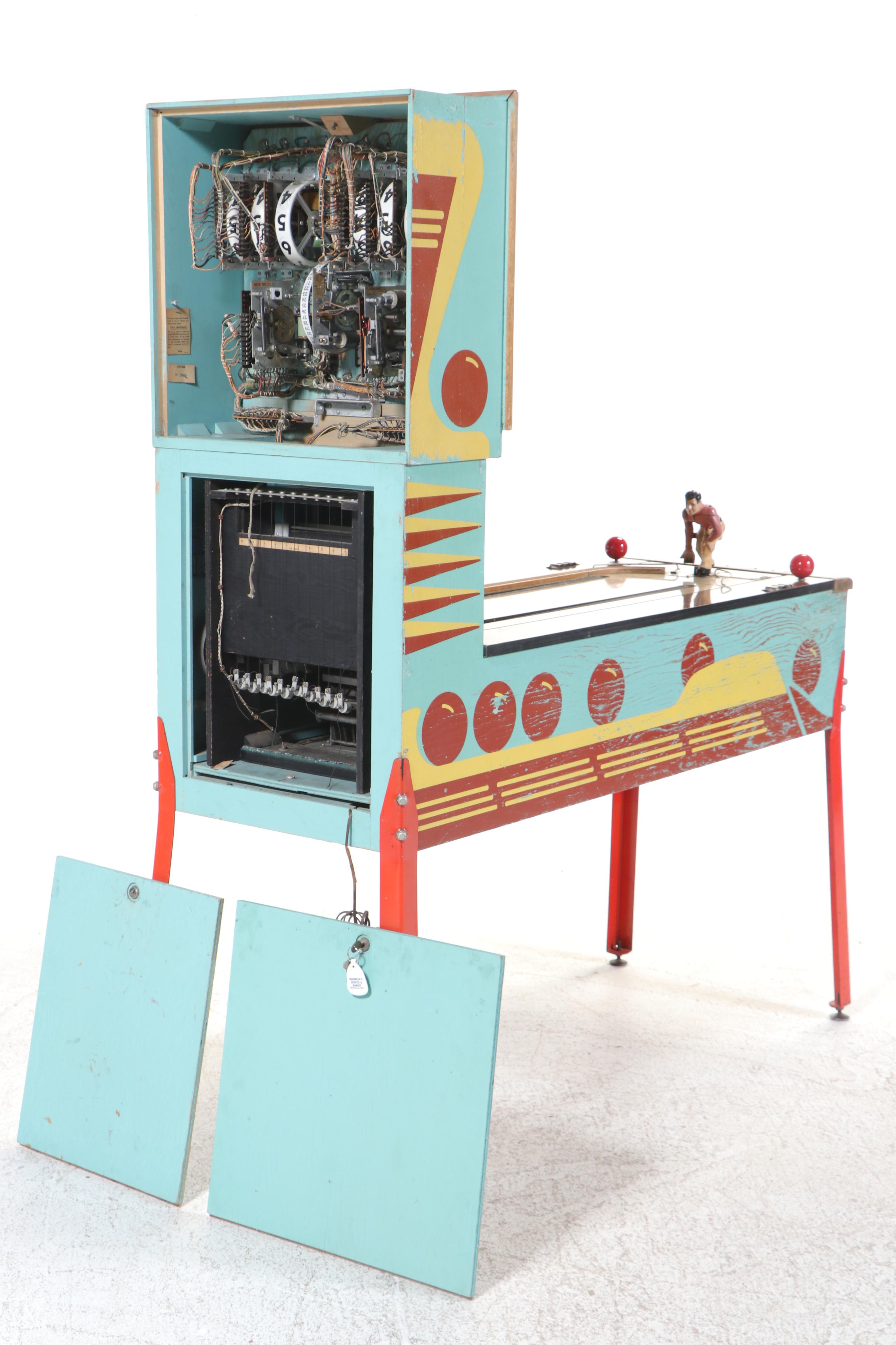 Rare, Williams "Ten Strike" 10¢/25¢ Two-Player Bowling Arcade Game, Circa 1958