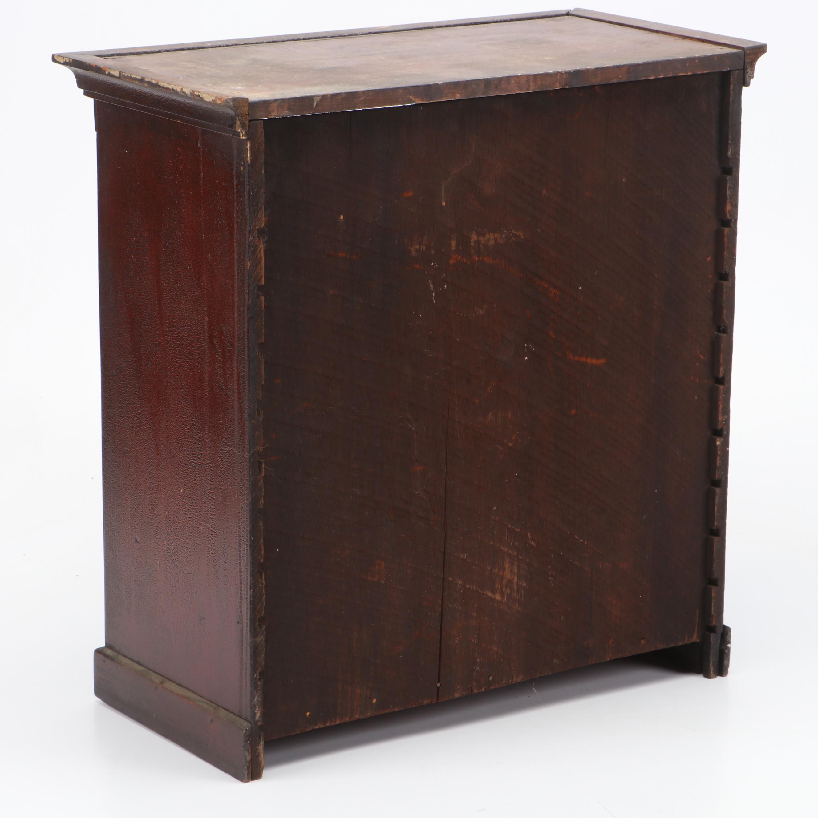 John Holland Pen Company Finished Wood Pen Display Cabinet