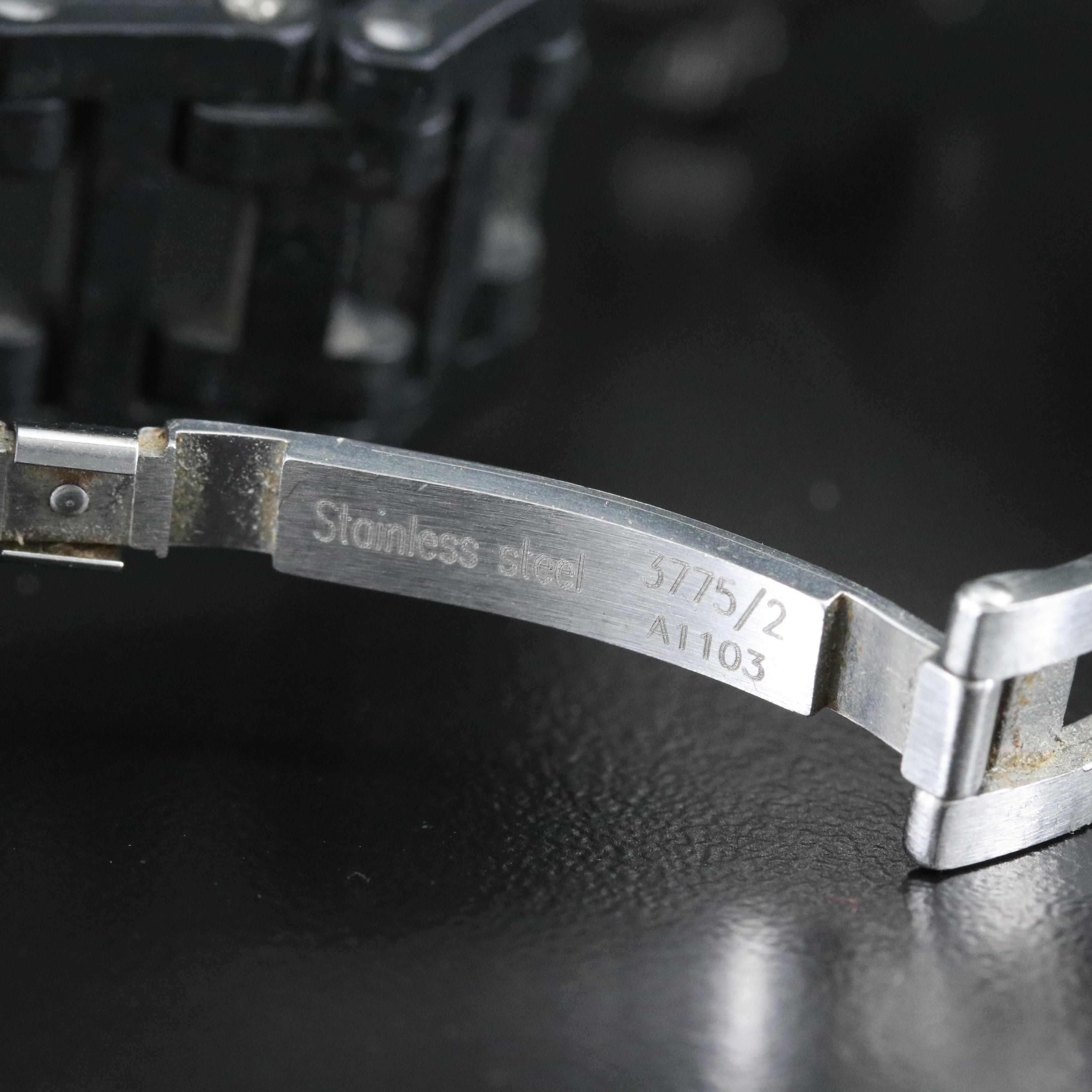 Hermès Clipper Diver CL2.315 Chronograph Black 32mm Steel Quartz Watch