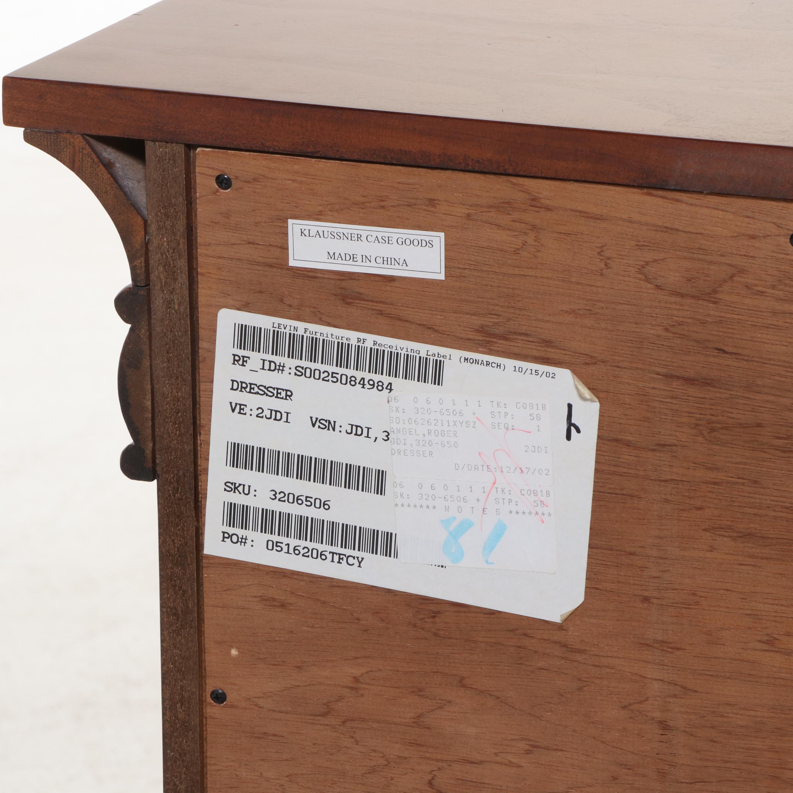 Dick Idol for Klaussner "Montana Reflections" Seven-Drawer Dresser