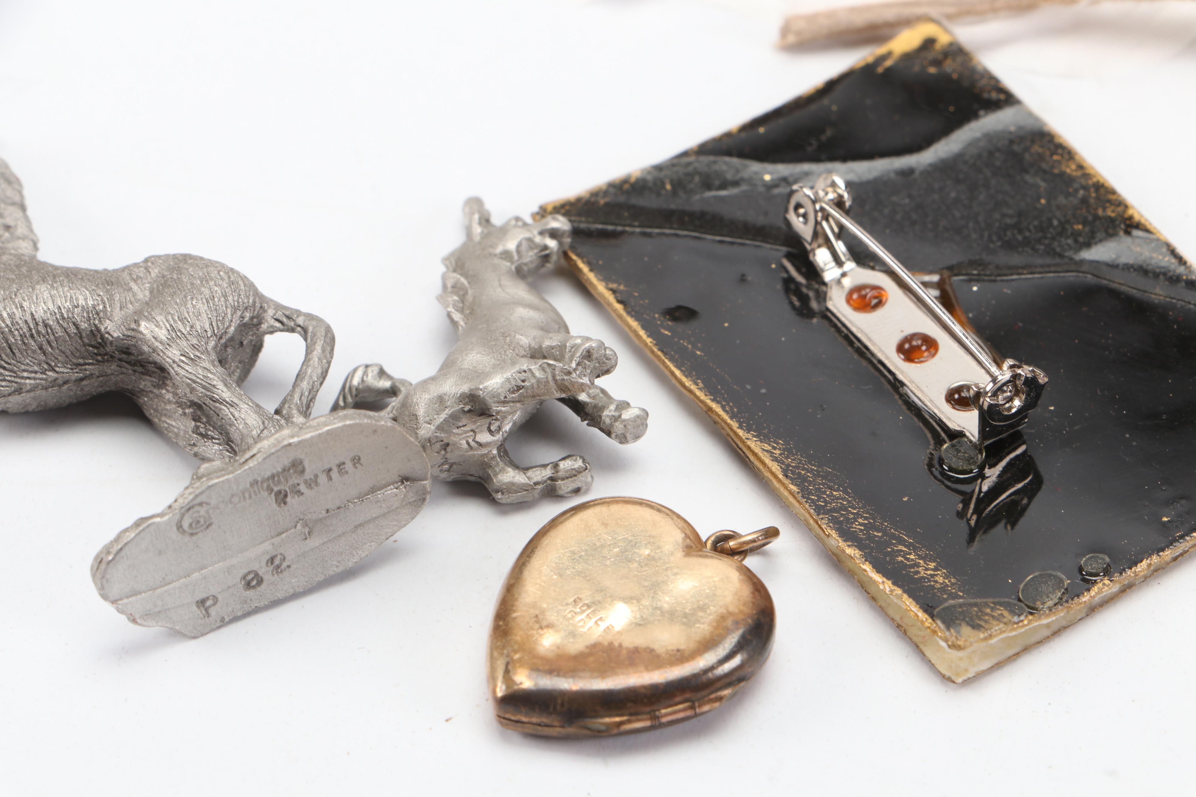 Painted Eggs with German Wallet, Pendants, Carved Wood and More Décor