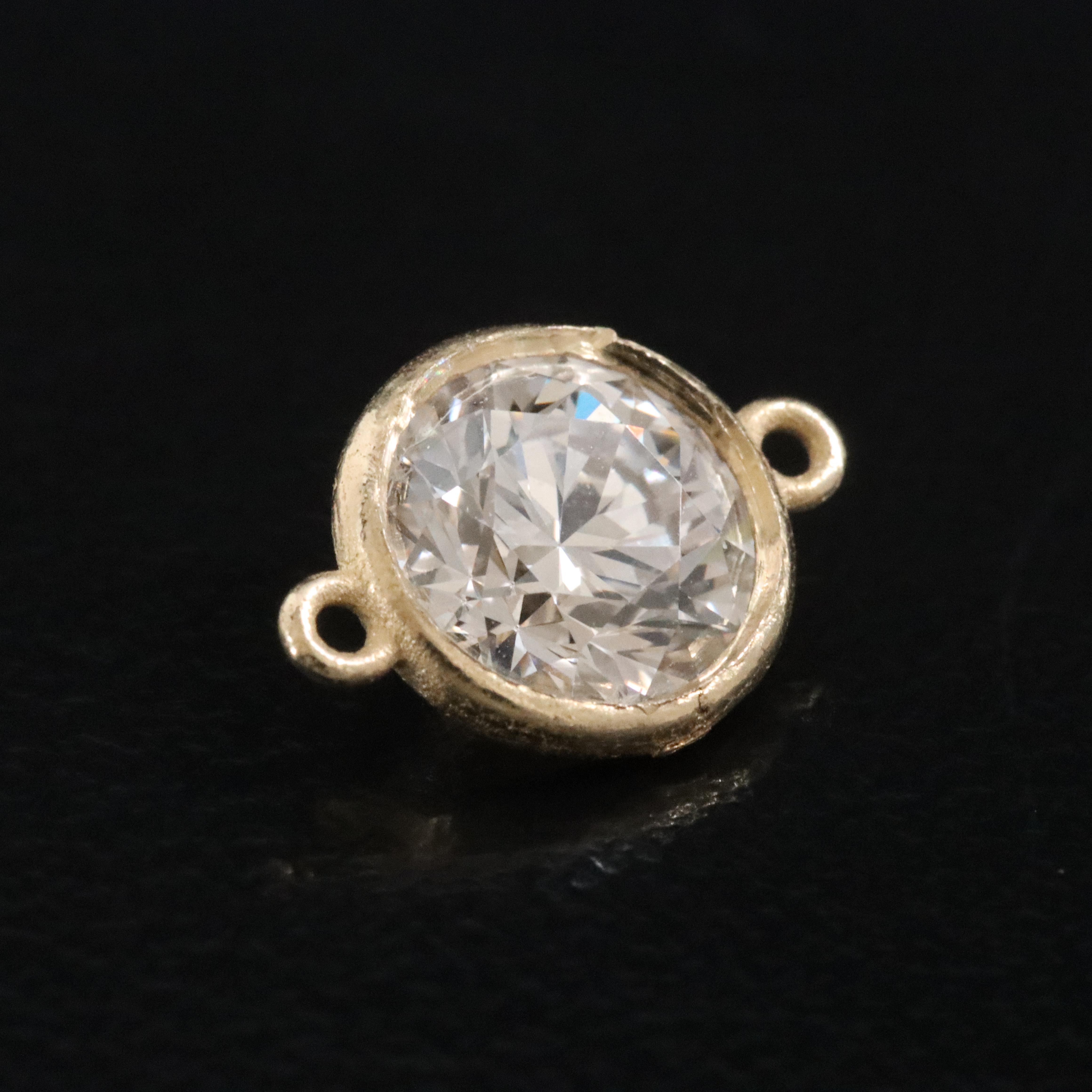 14K 0.98 CT Lab Grown Diamond Component