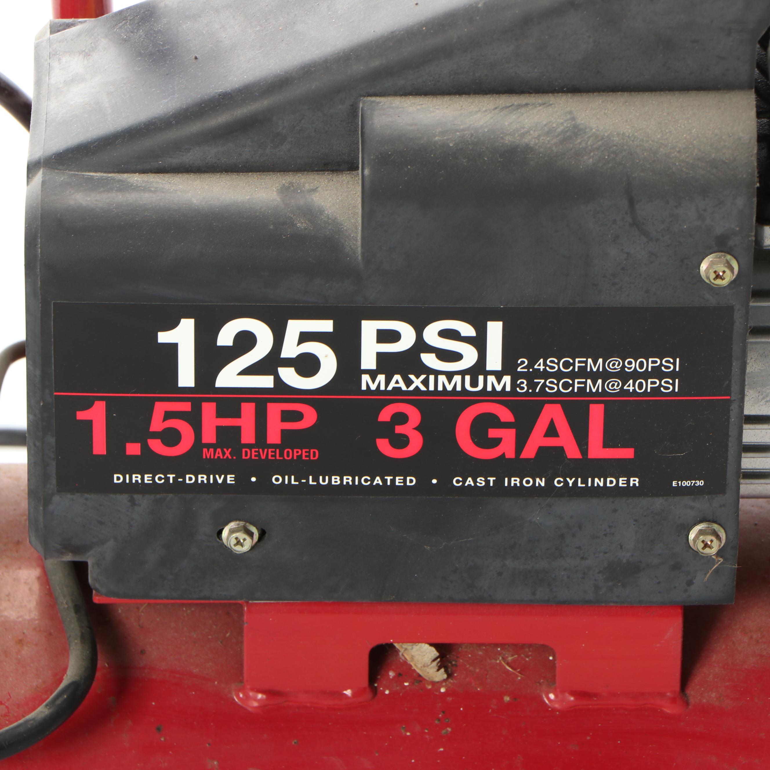 Craftsman 3 Gallon Portable Air Compressor