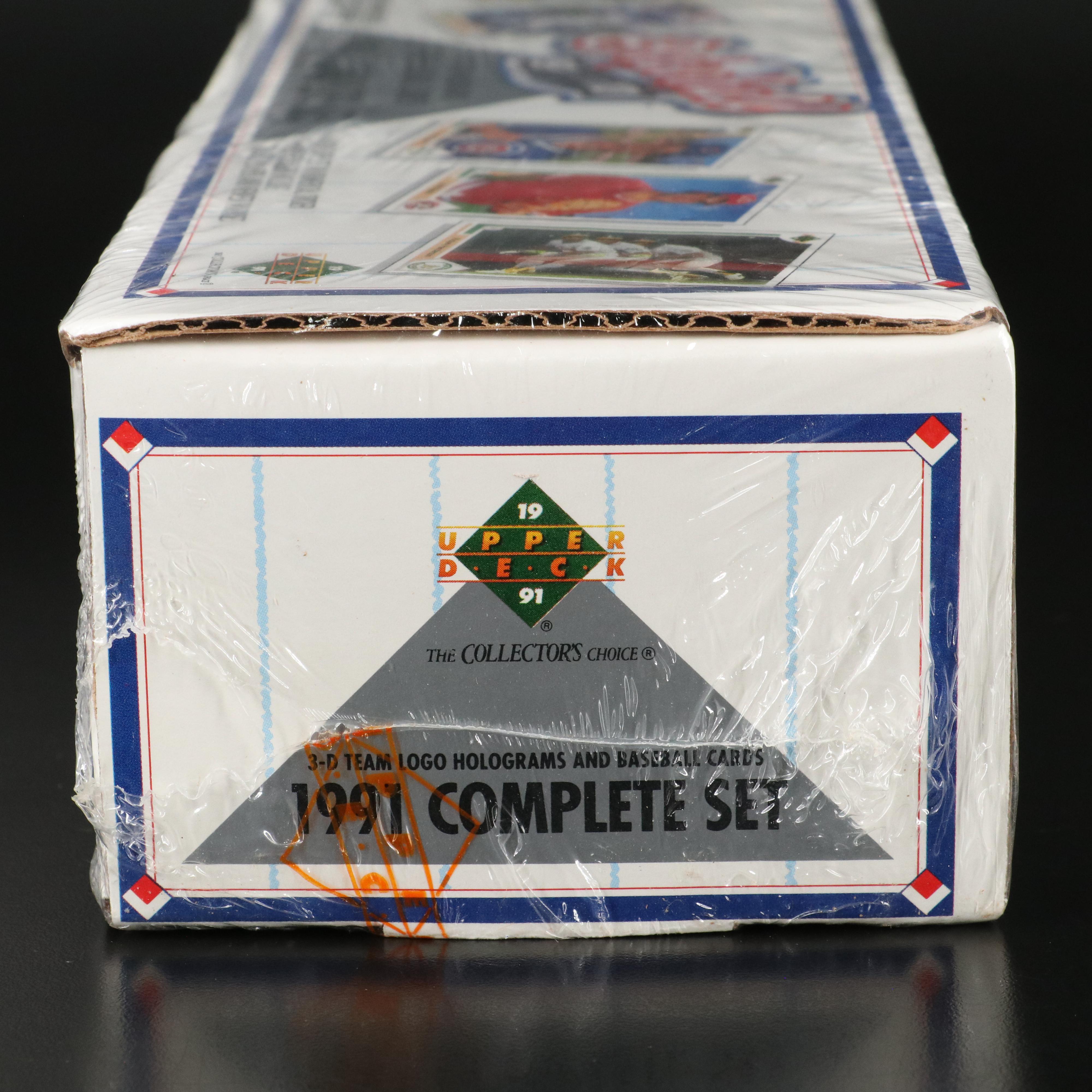1989 and 1991 Upper Deck Sealed Baseball Card Sets