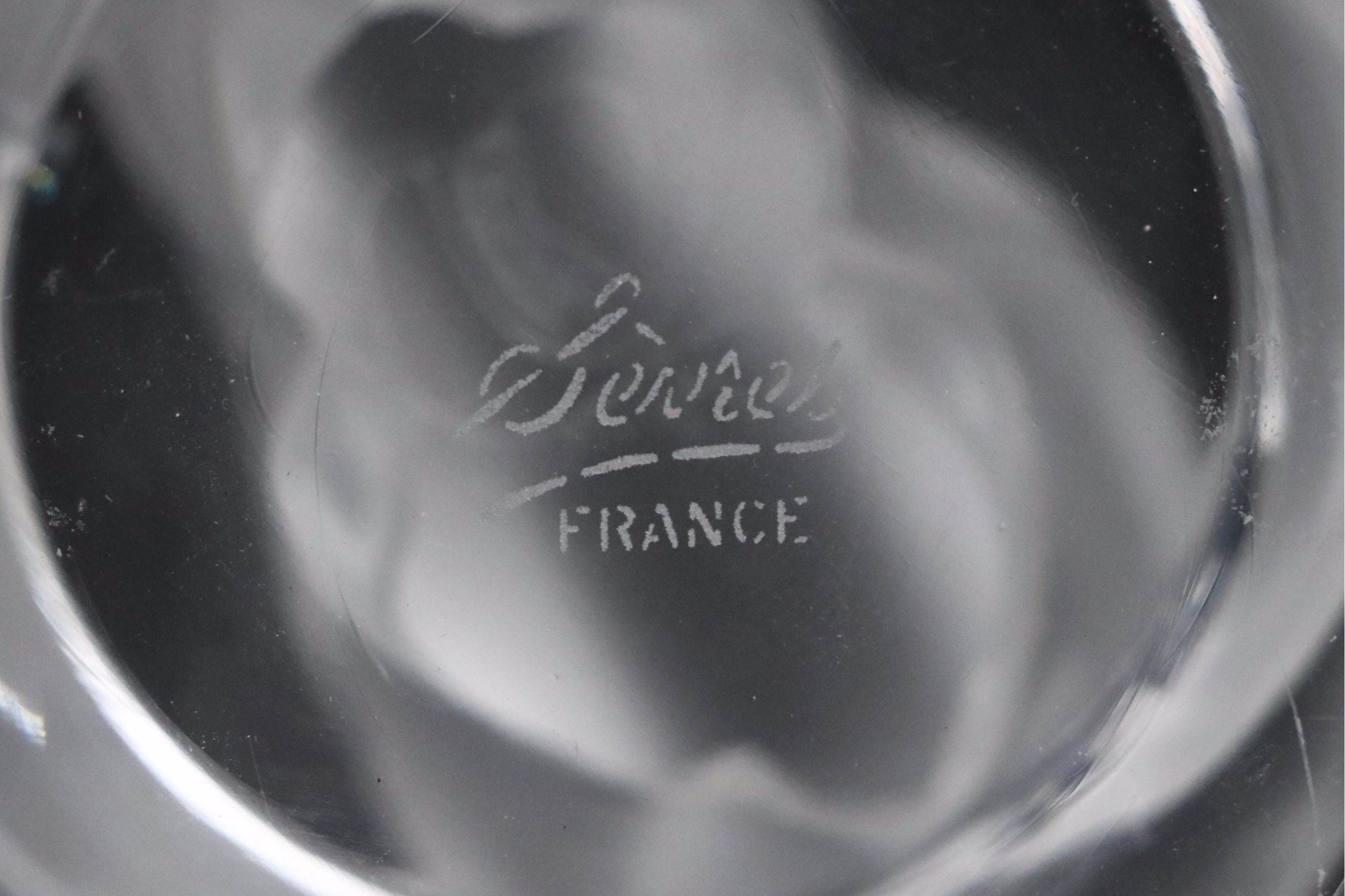 Sèvres Frosted Glass Polar Bear Figurine and Bird Figurines