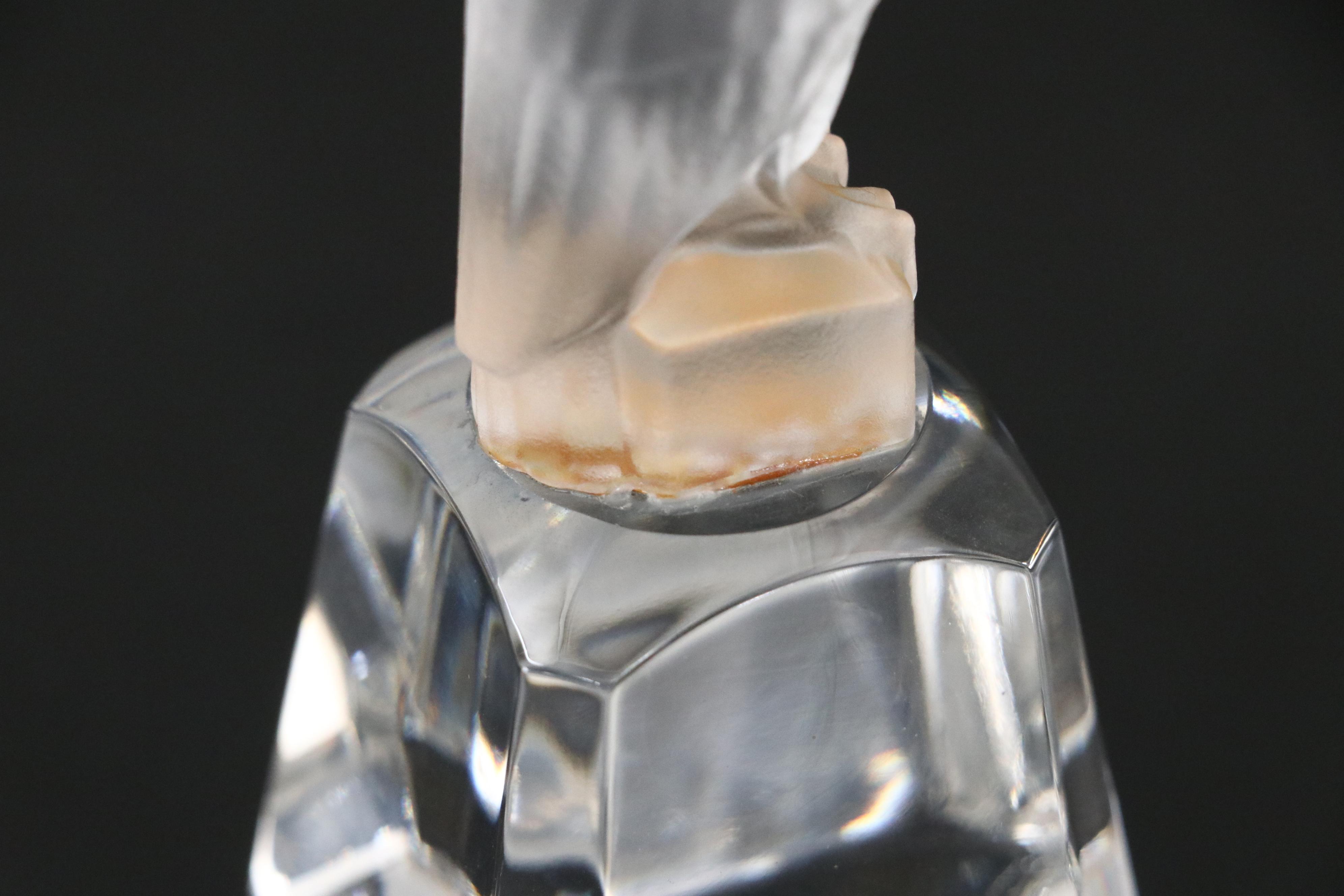 Sèvres Frosted Glass Polar Bear Figurine and Bird Figurines