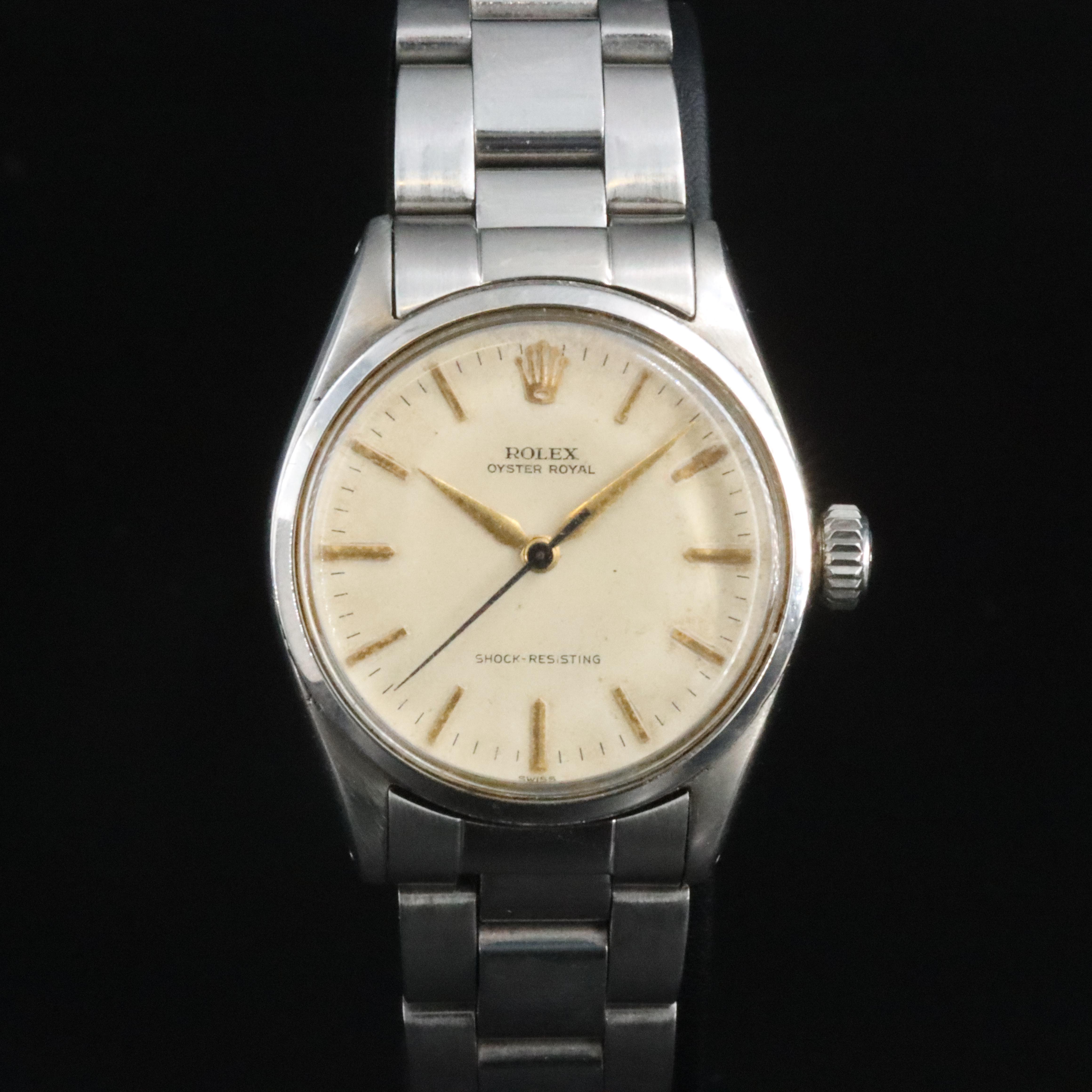 Vintage Rolex Oyster Royal 6246 Steel Automatic Watch