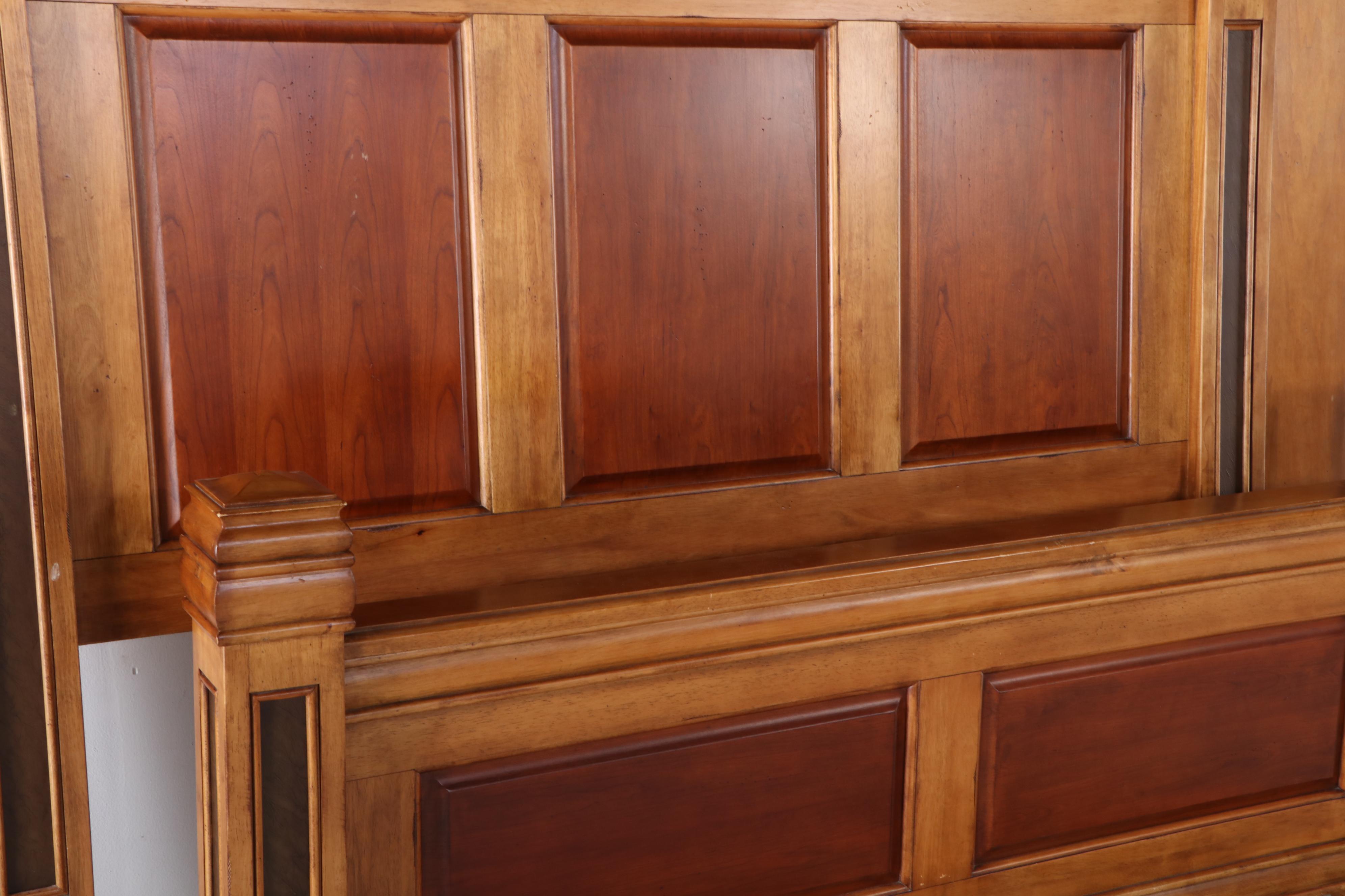 Dick Idol for Klaussner "Montana Reflections" King Size Bed Frame