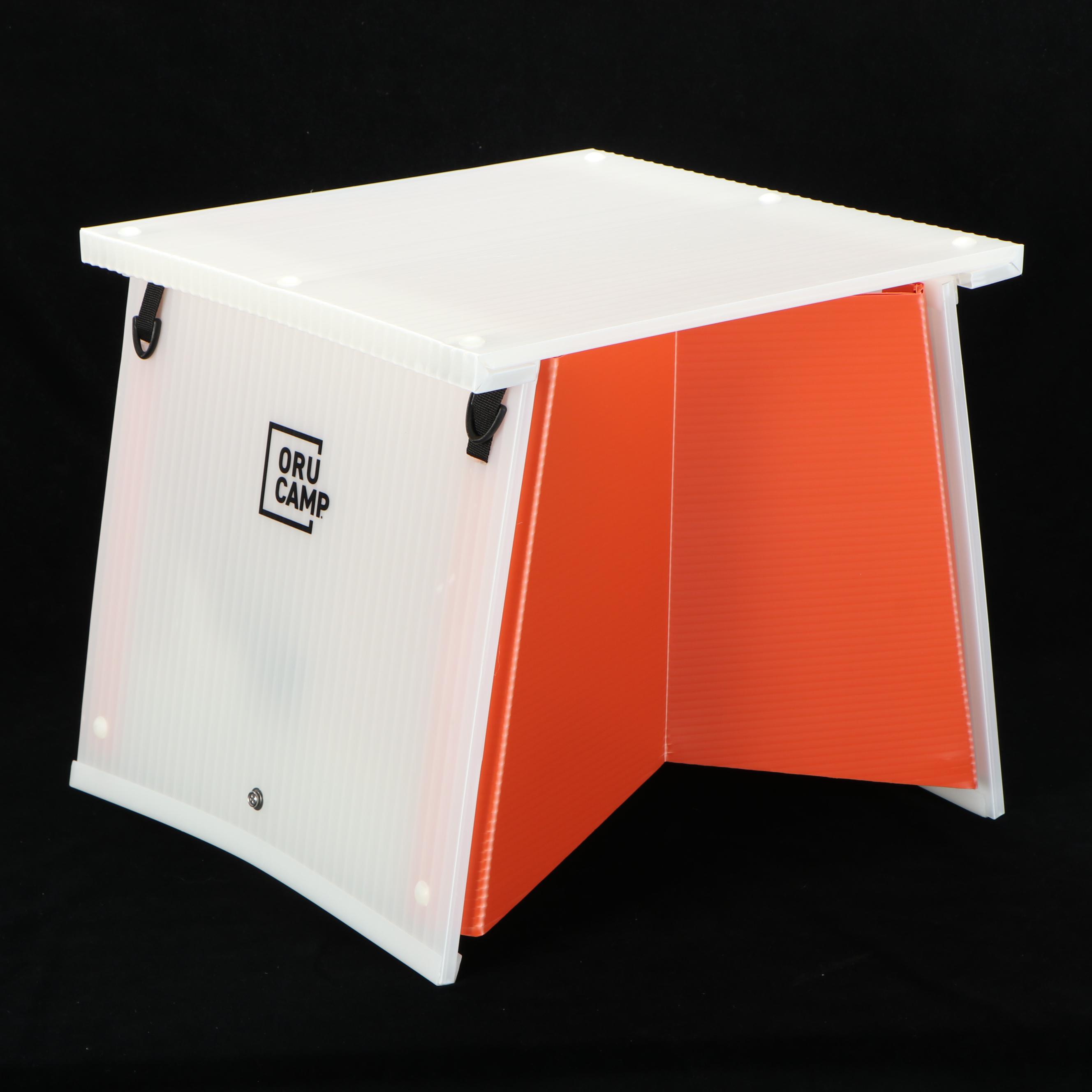 Oru Kayak Camp Clip Cube, Pop Lounge and Switch Table