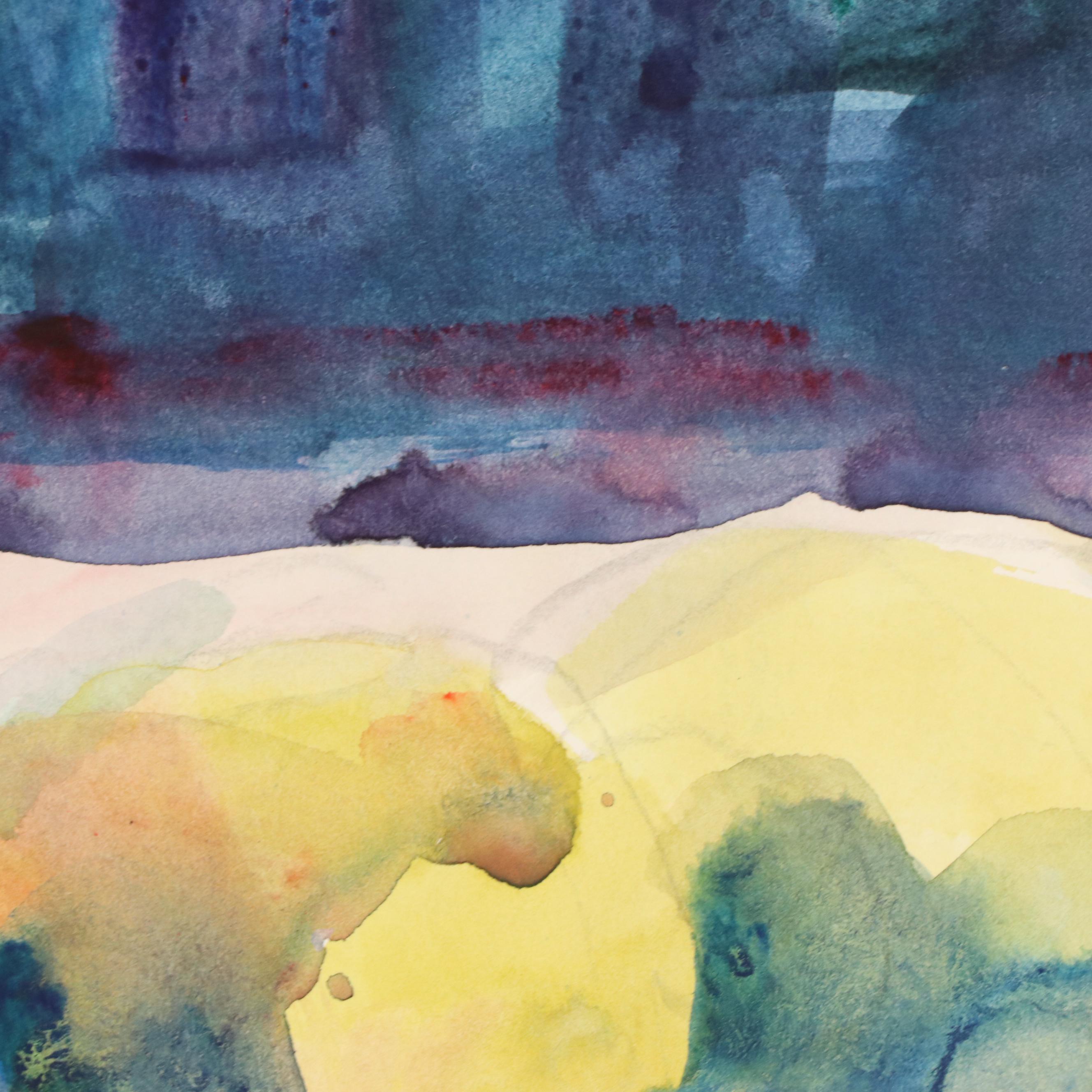 Jack Meanwell Modern Still Life Watercolor Painting, Late 20th Century