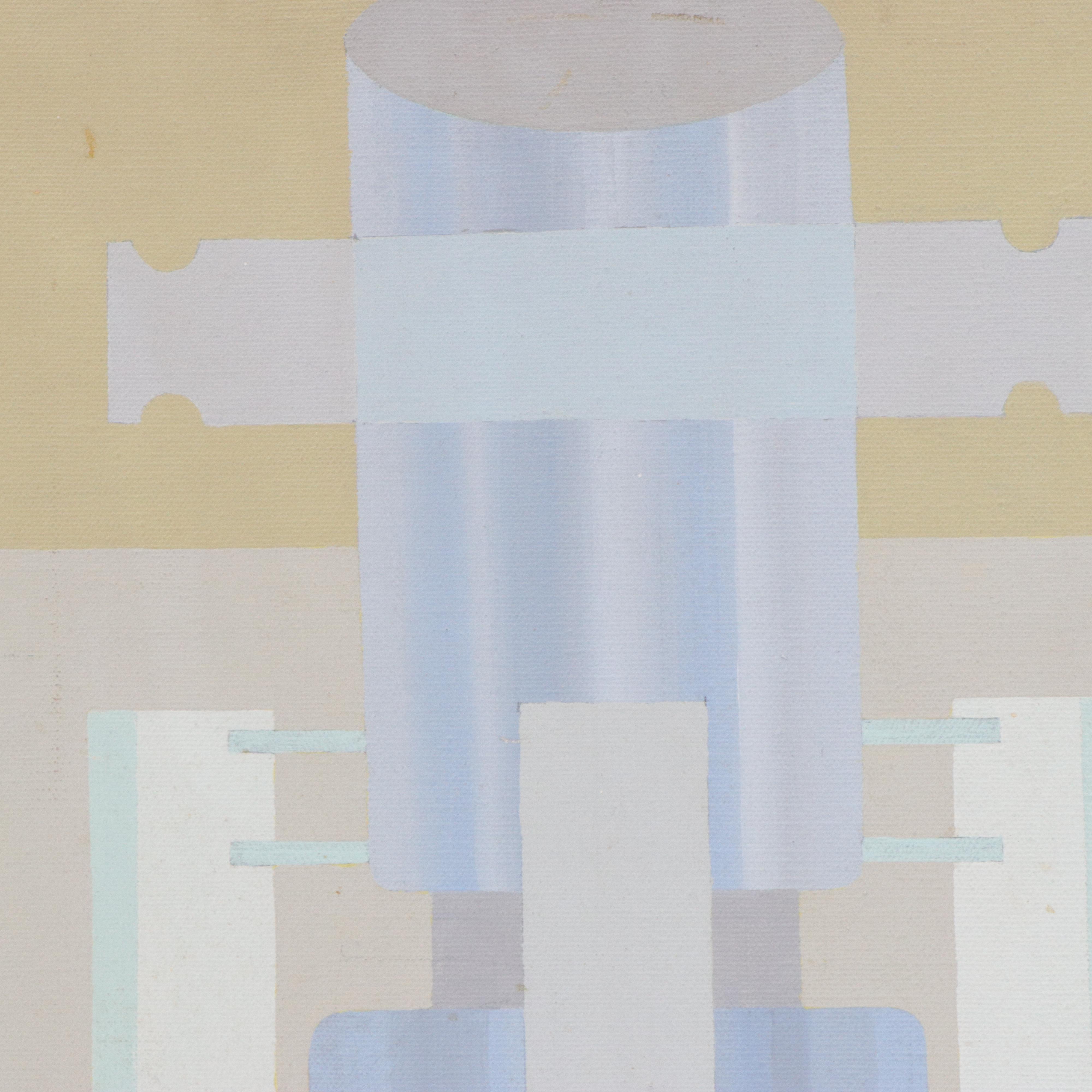 Abstract Geometric Acrylic Painting