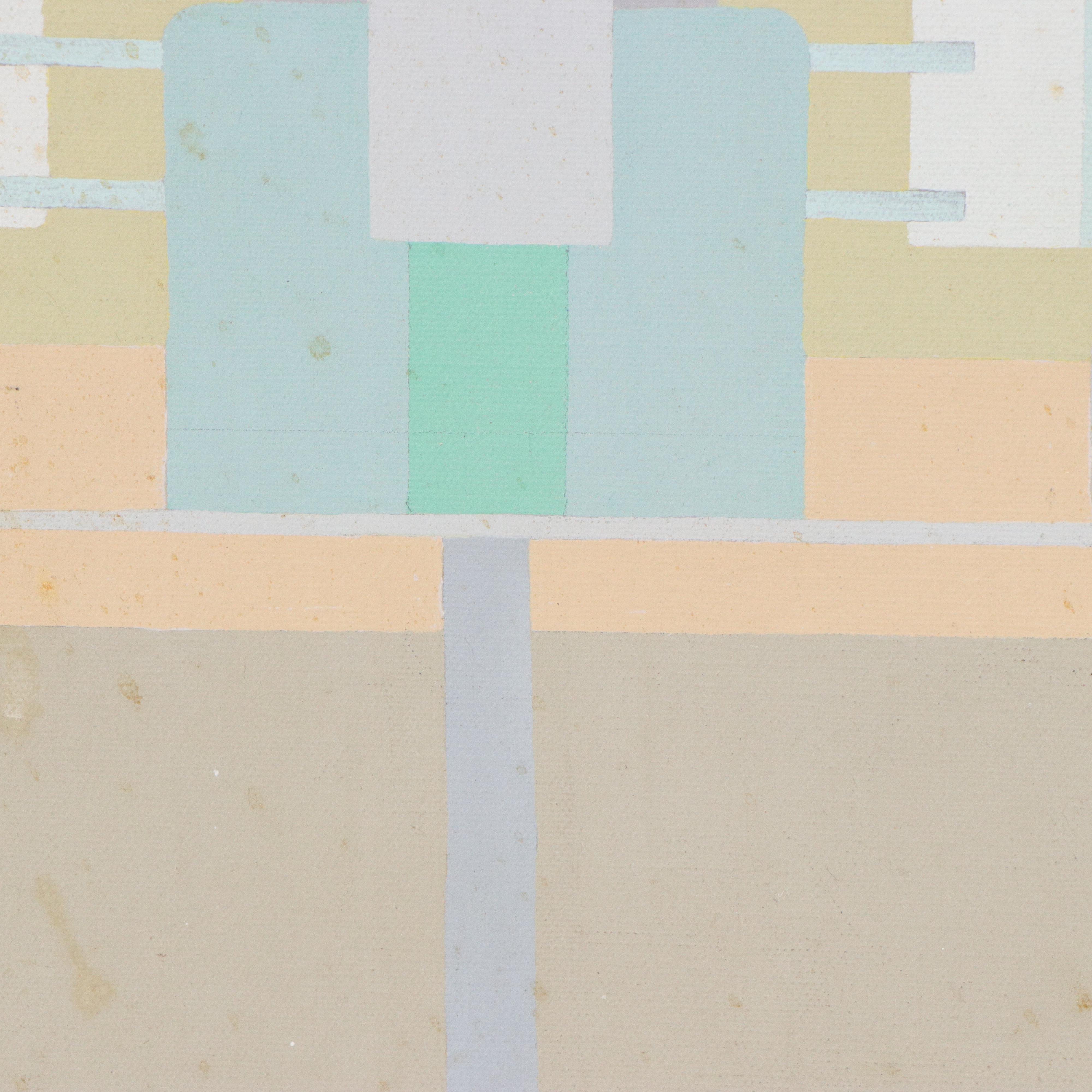 Abstract Geometric Acrylic Painting