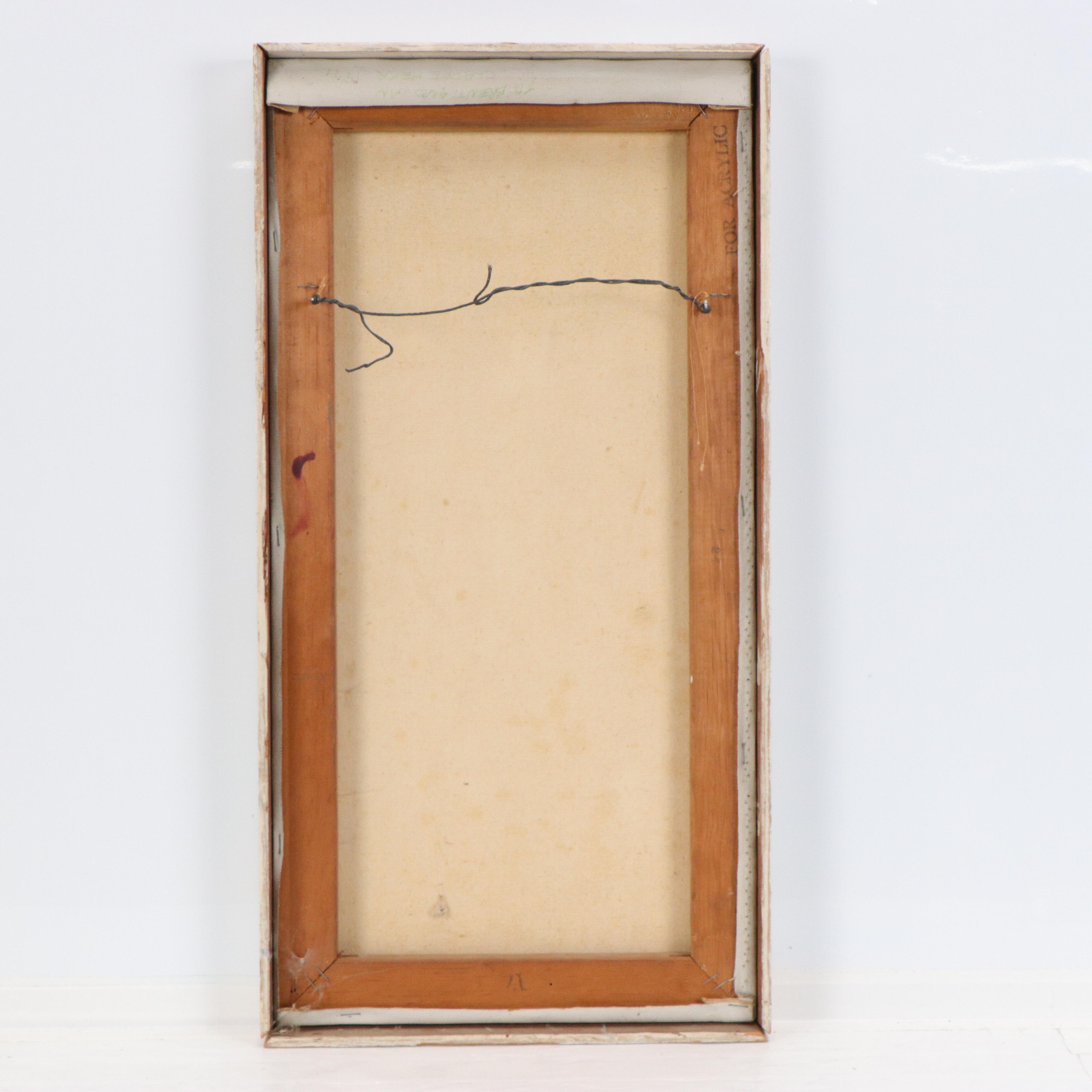 Abstract Geometric Acrylic Painting