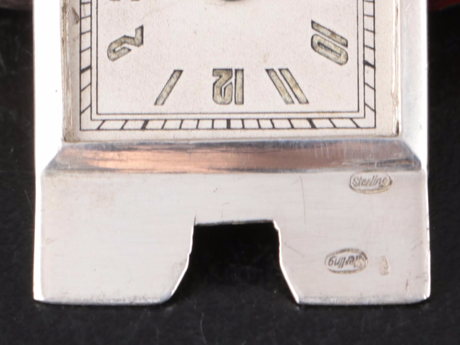 German Lutz & Weiss 800 Silver Compact and Vesta Case with More Silver Décor