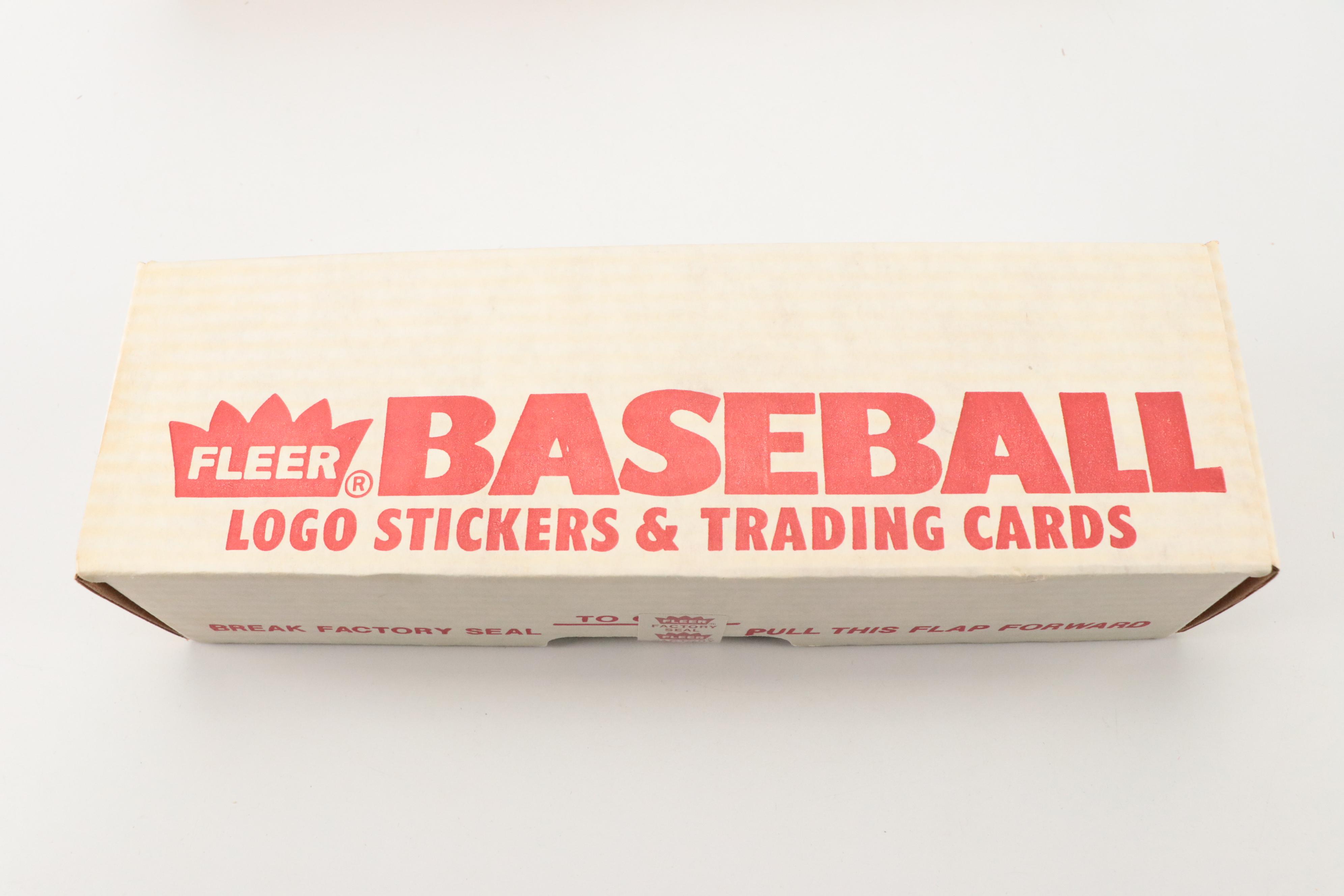 1989 Fleer Sealed Baseball Card Sets with Original Case