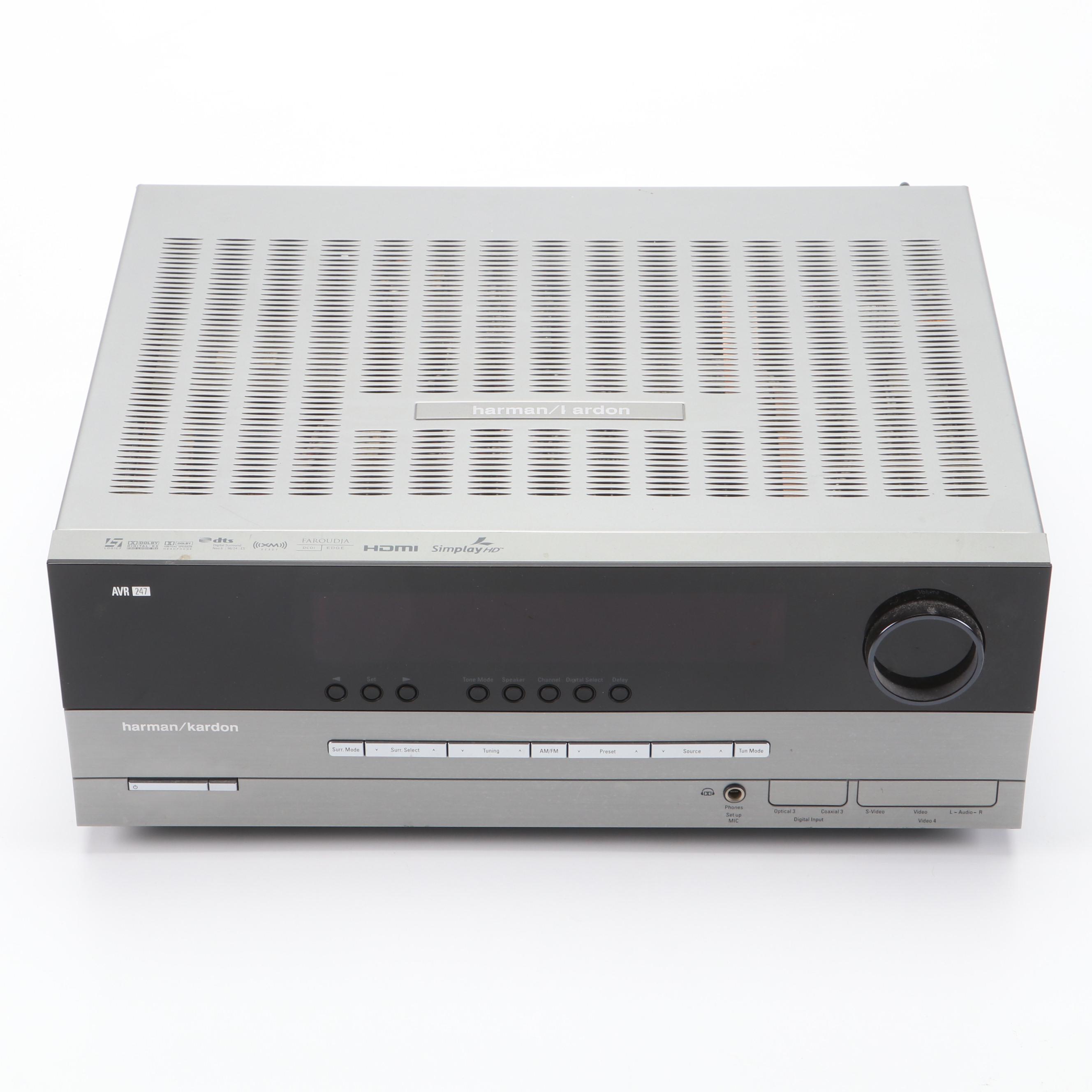 Harman Kardon AVR 247 7.1 Channel Audio/Video Receiver, 2007