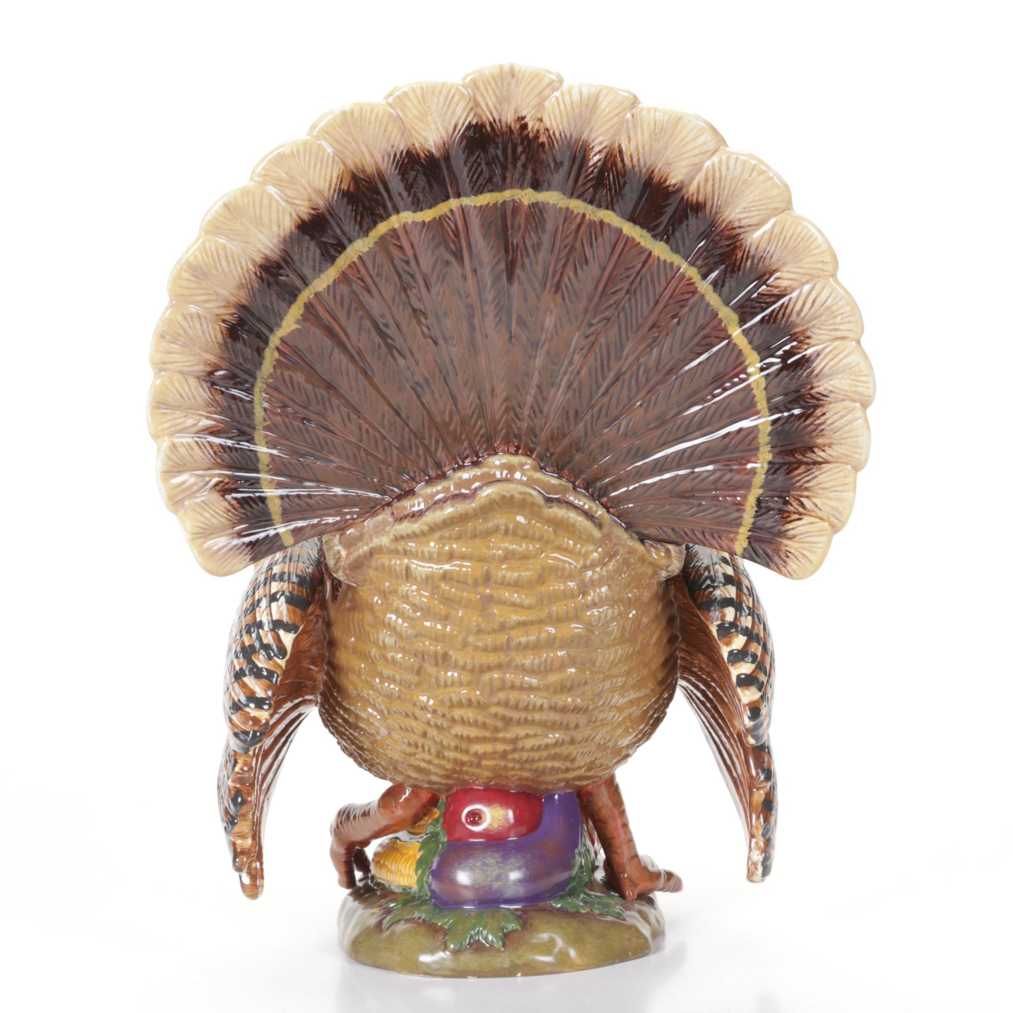 Department 56 Tom Turkey Ceramic Centerpiece