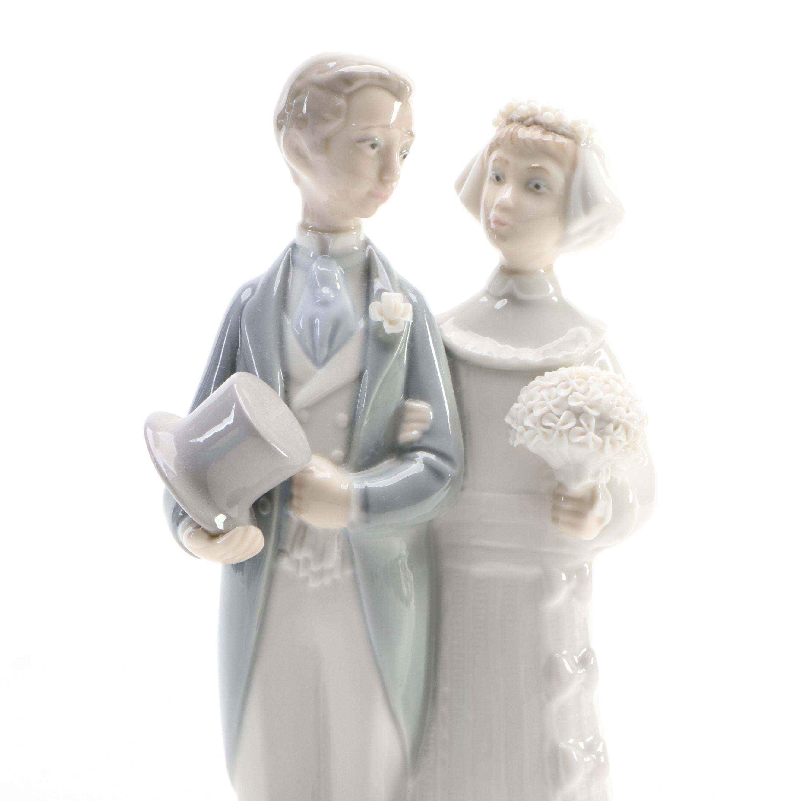 Julio Fernández for Lladró "Wedding" Porcelain Figurine, 1977–1984