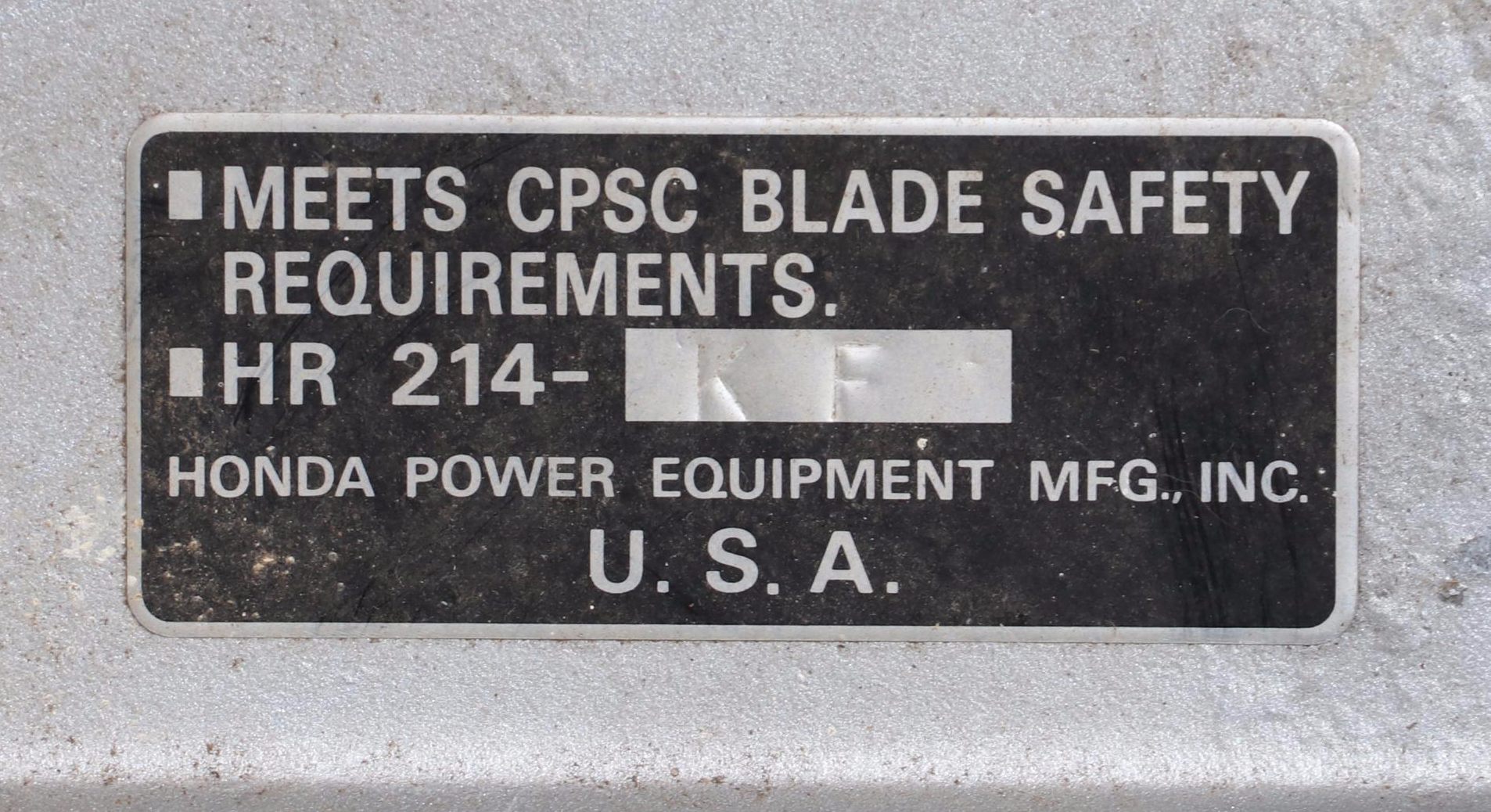 Honda HR214 Gas-Powered Lawnmower