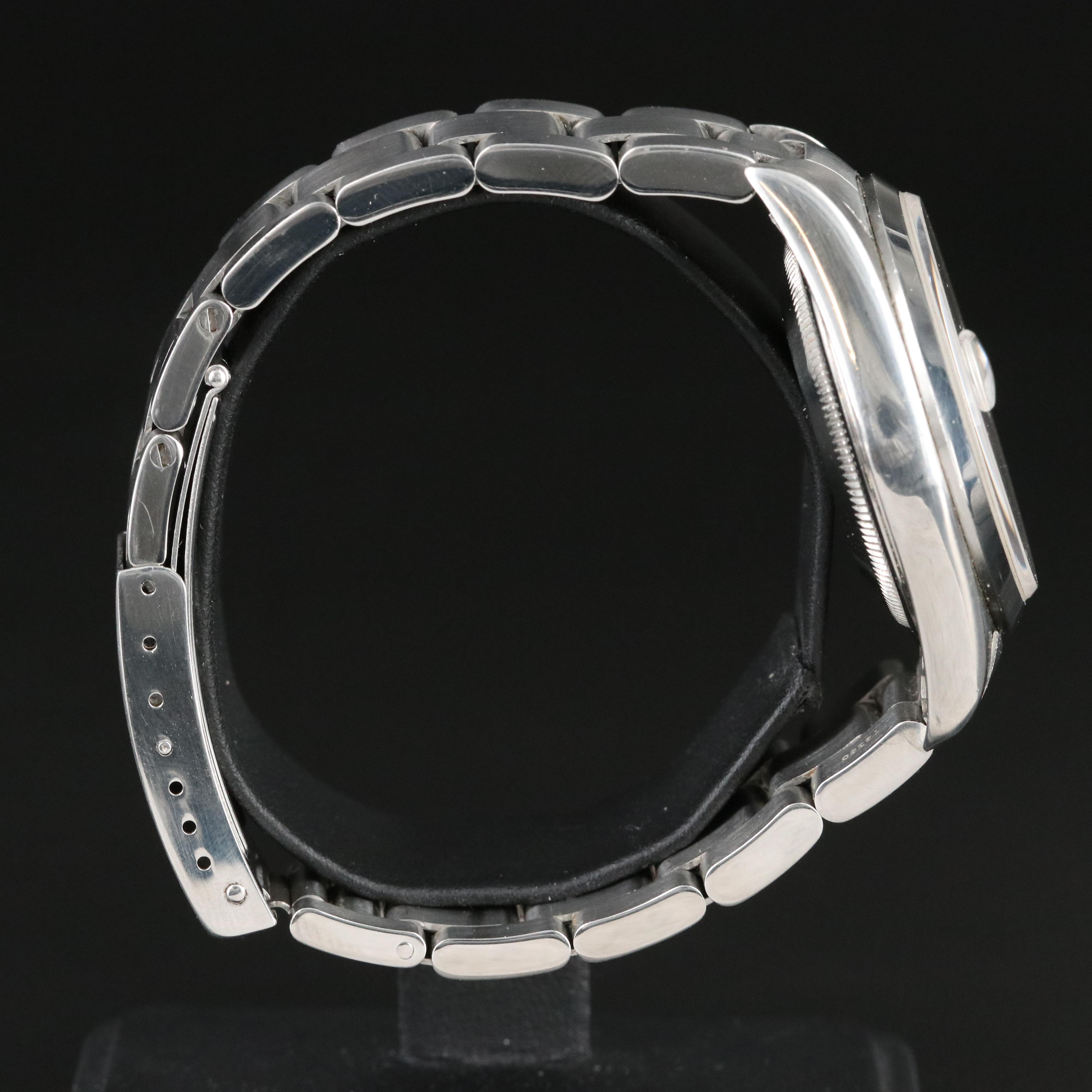 Rolex Datejust 16200 Custom Diamond Dial 36mm Steel Automatic Watch