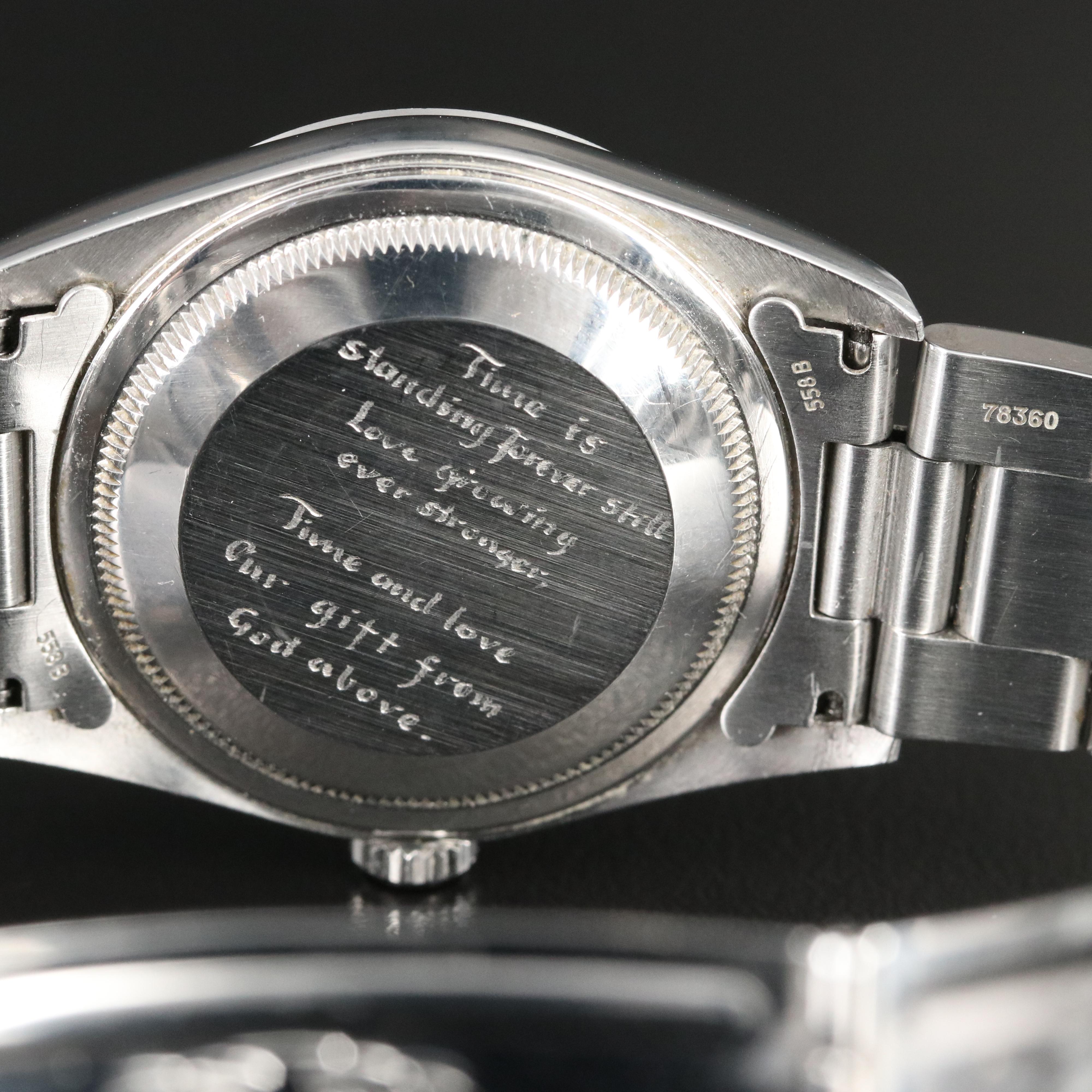 Rolex Datejust 16200 Custom Diamond Dial 36mm Steel Automatic Watch