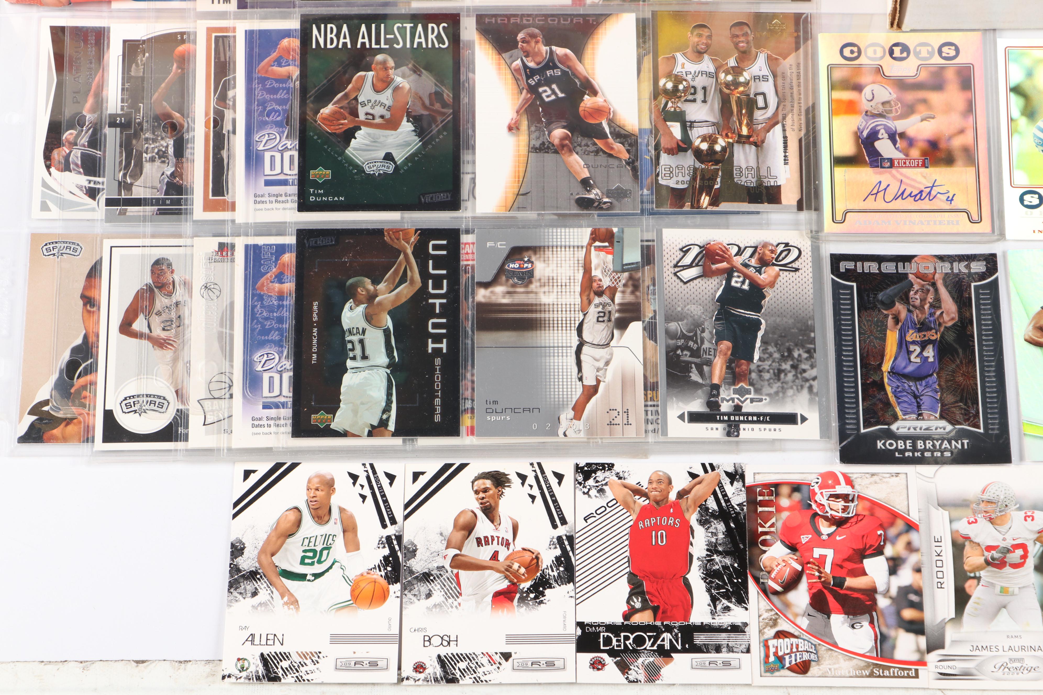 Topps with Other Sports Cards Featuring Adam Vinatieri Signed and More