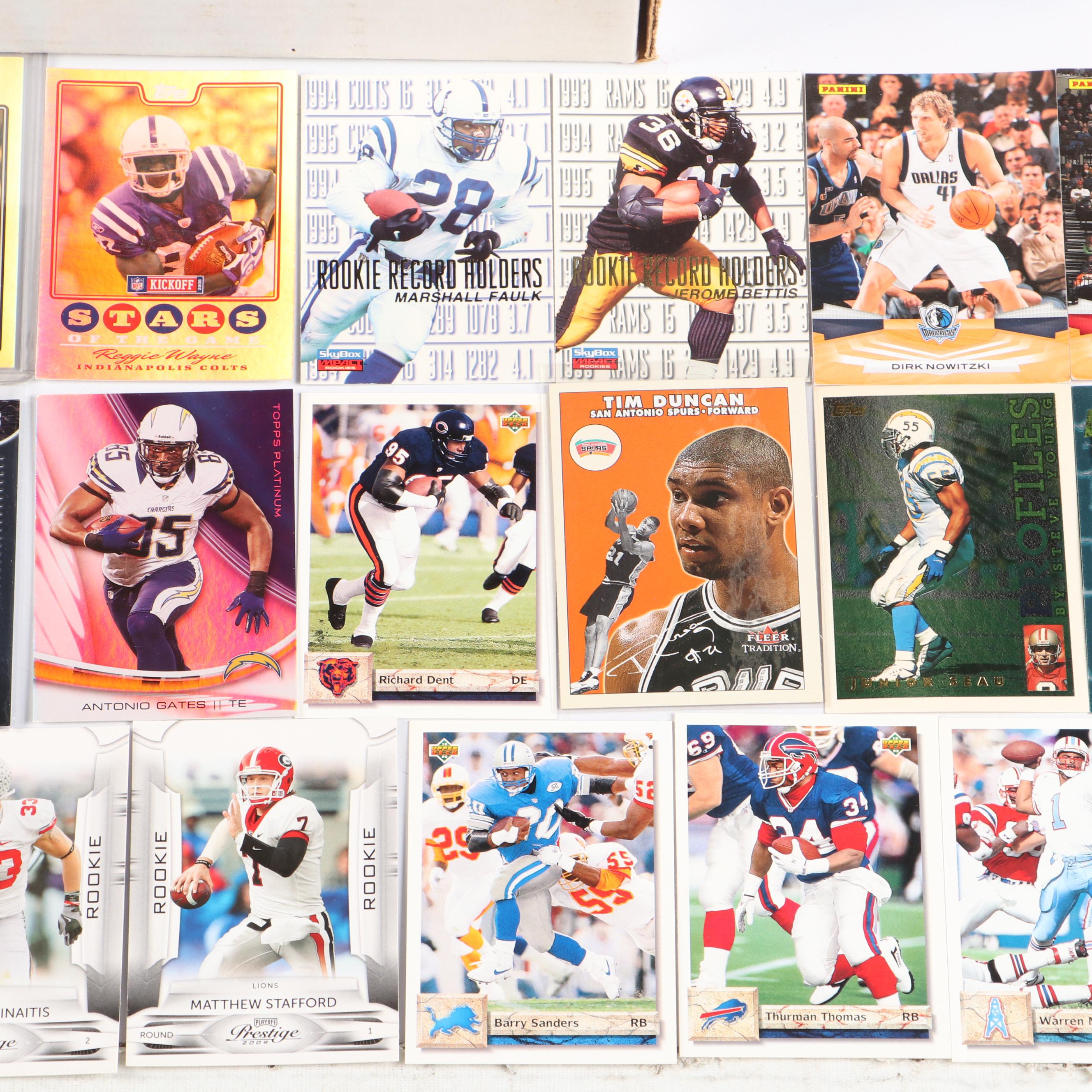 Topps with Other Sports Cards Featuring Adam Vinatieri Signed and More