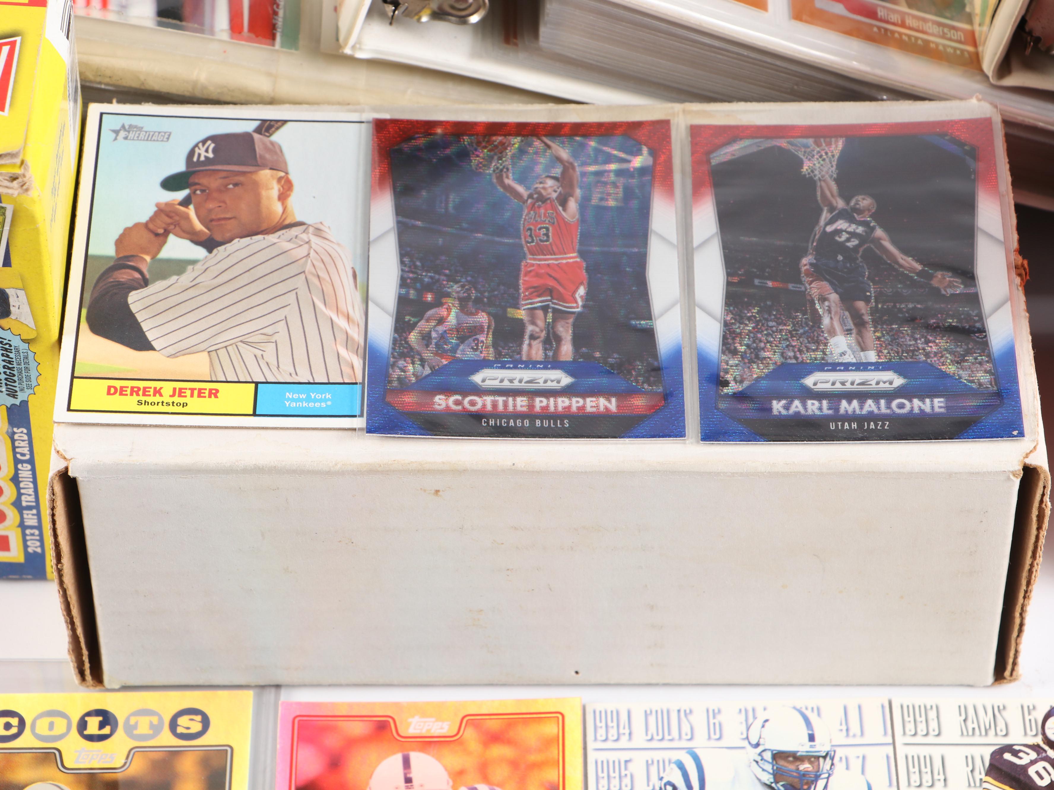 Topps with Other Sports Cards Featuring Adam Vinatieri Signed and More