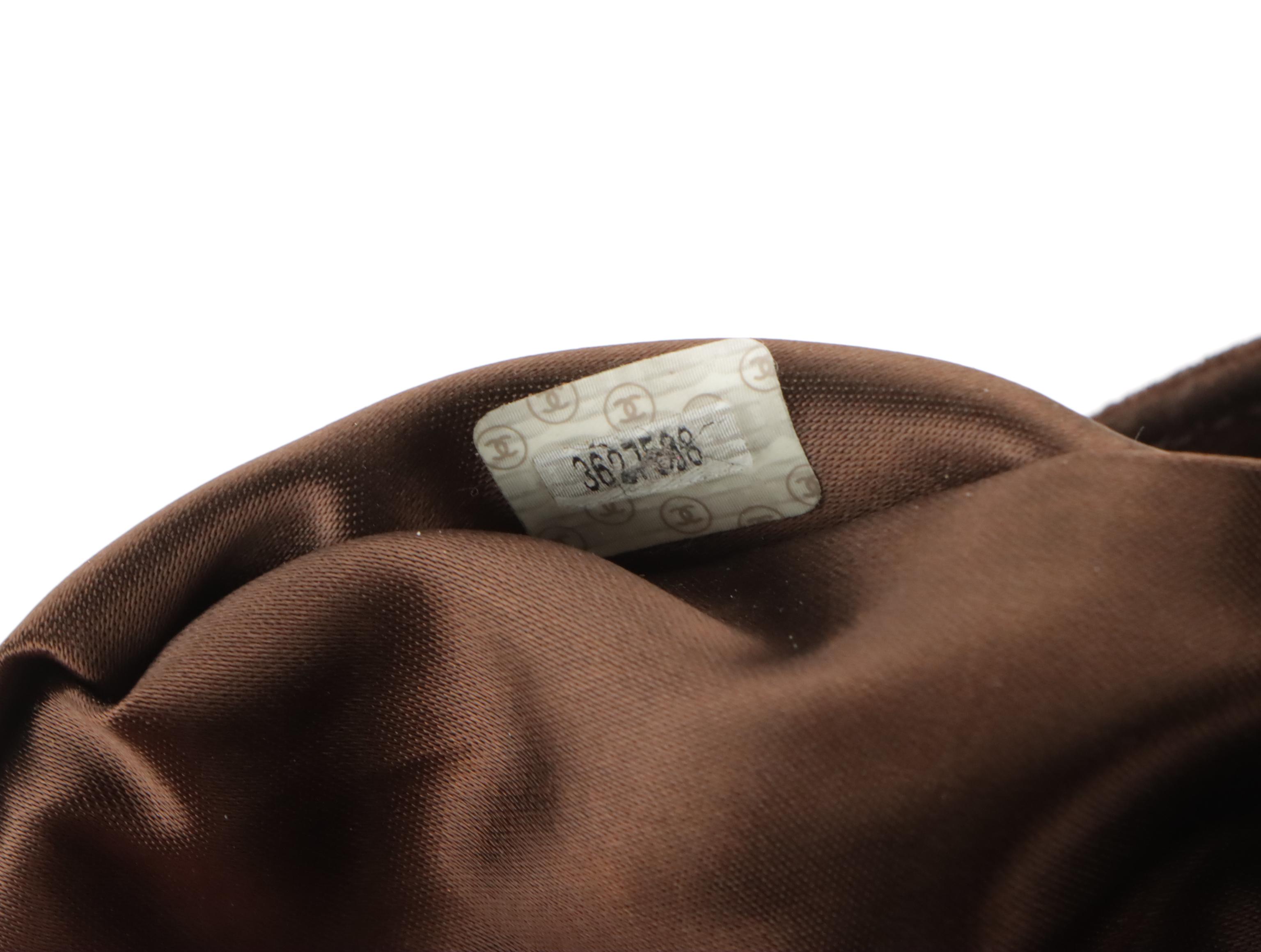 Chanel Brown Suede Tote with Interwoven Chain and Leather Strap