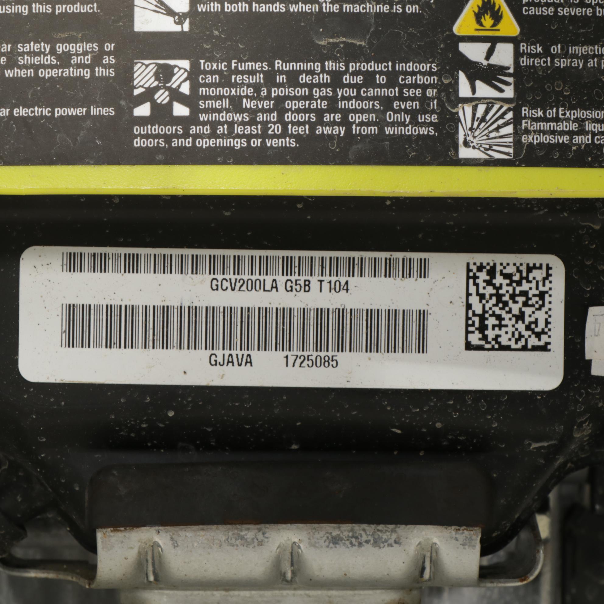 Ryobi 3300 PSI Gasoline Powered Pressure Washer, 2022