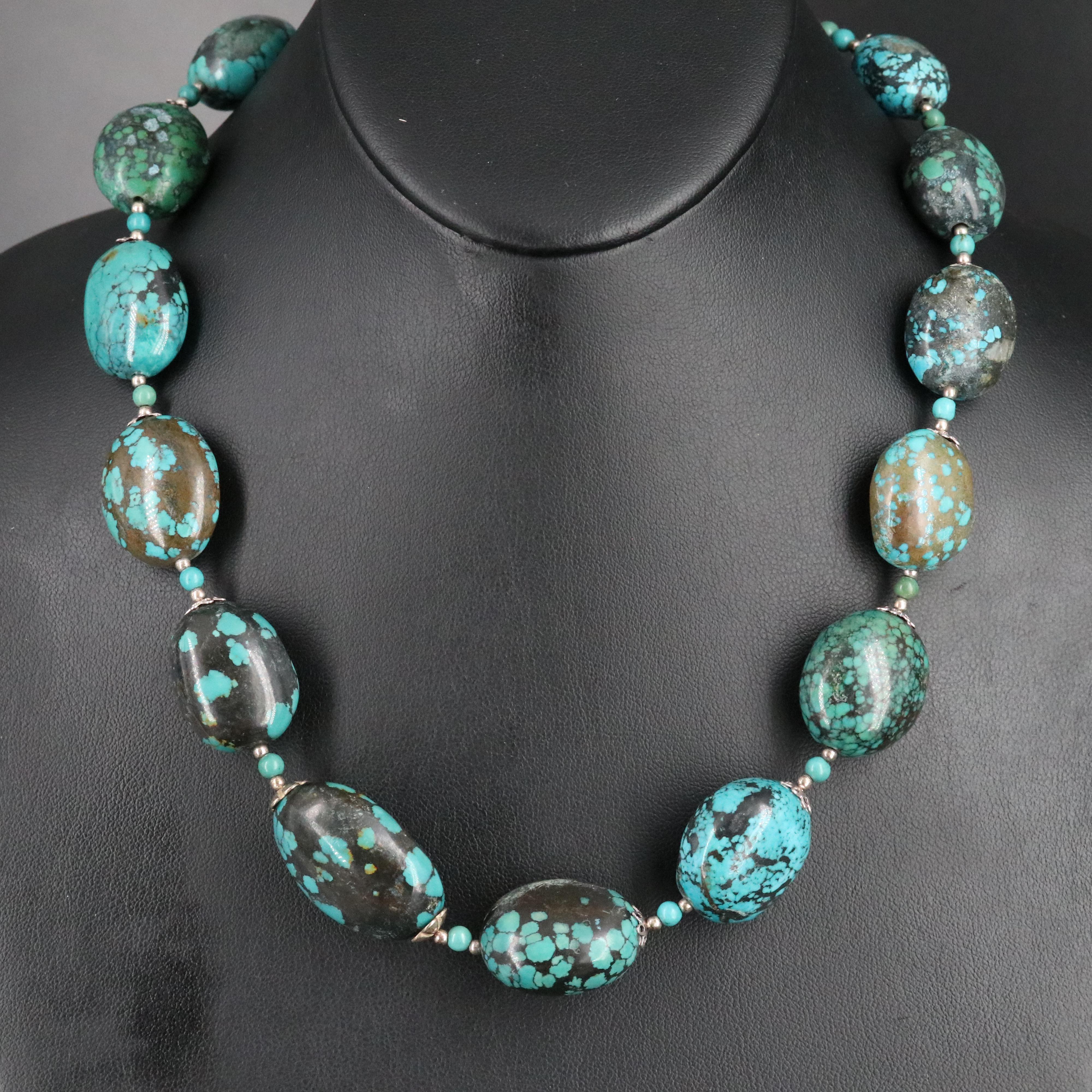 Sterling and Turquoise Necklace