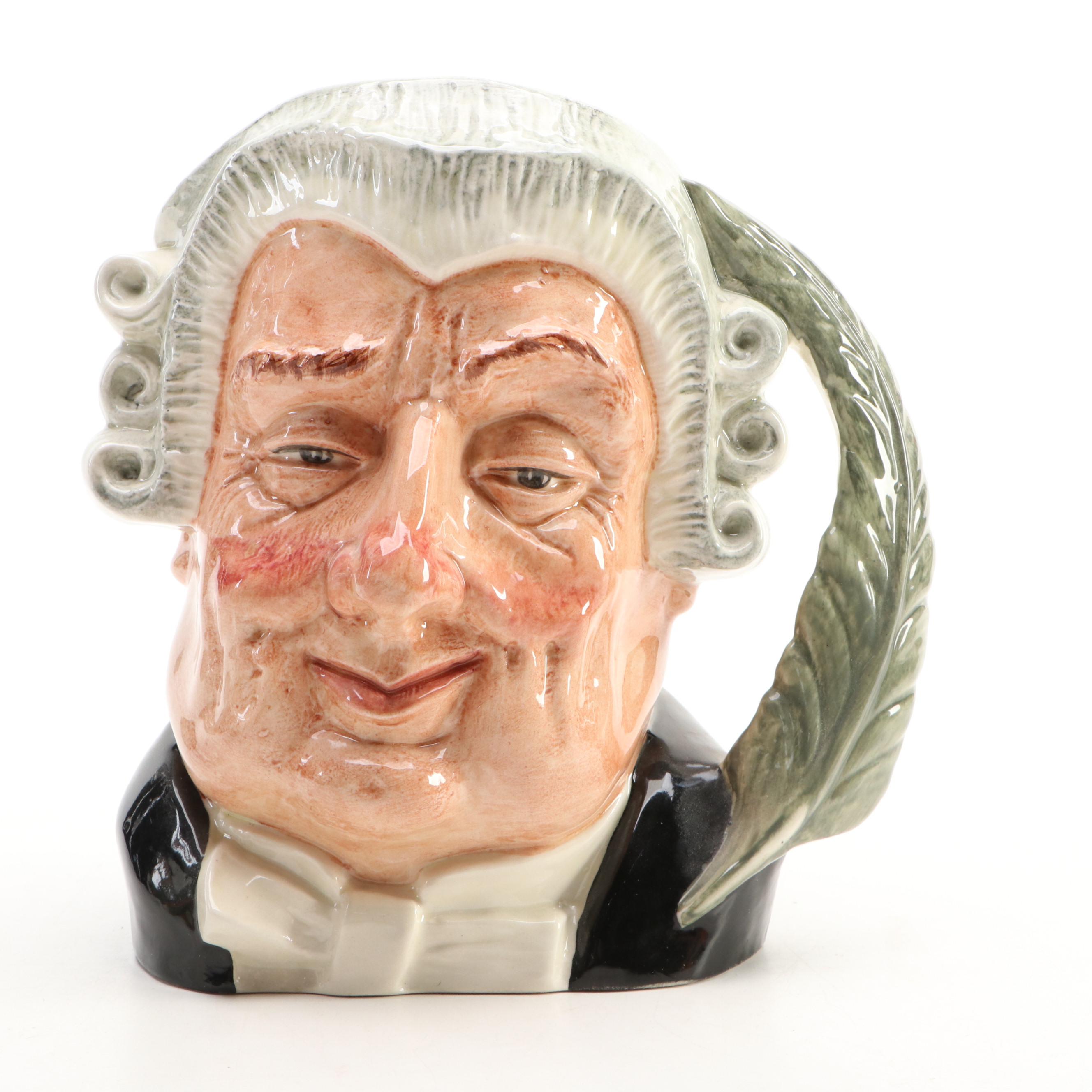 Royal Doulton "The Lawyer," "The Gardener," and "Gone Away" Character Jugs
